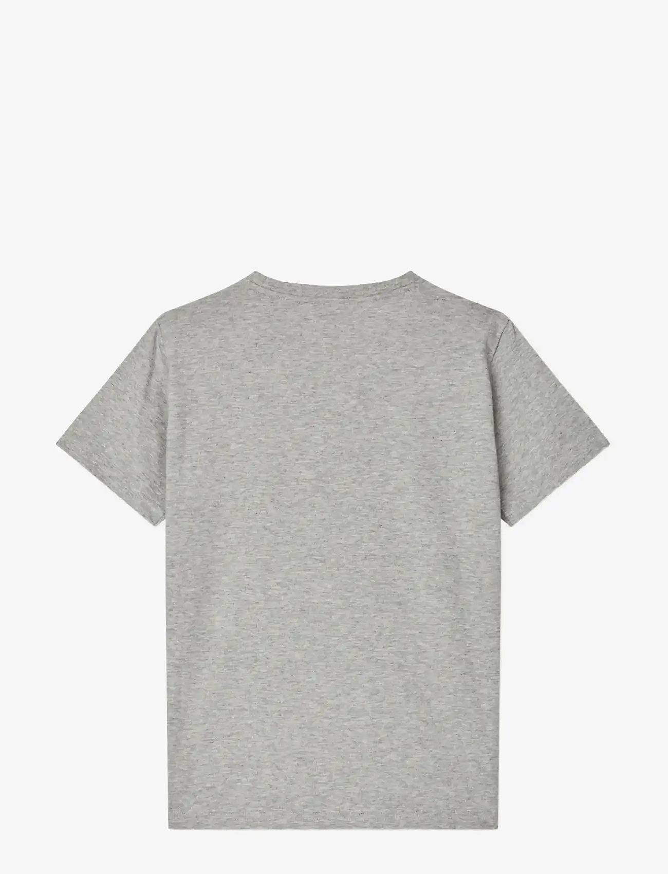 Mads Nørgaard - Printed Logo Thorlino Tee - kurzärmelige - grey melange - 2
