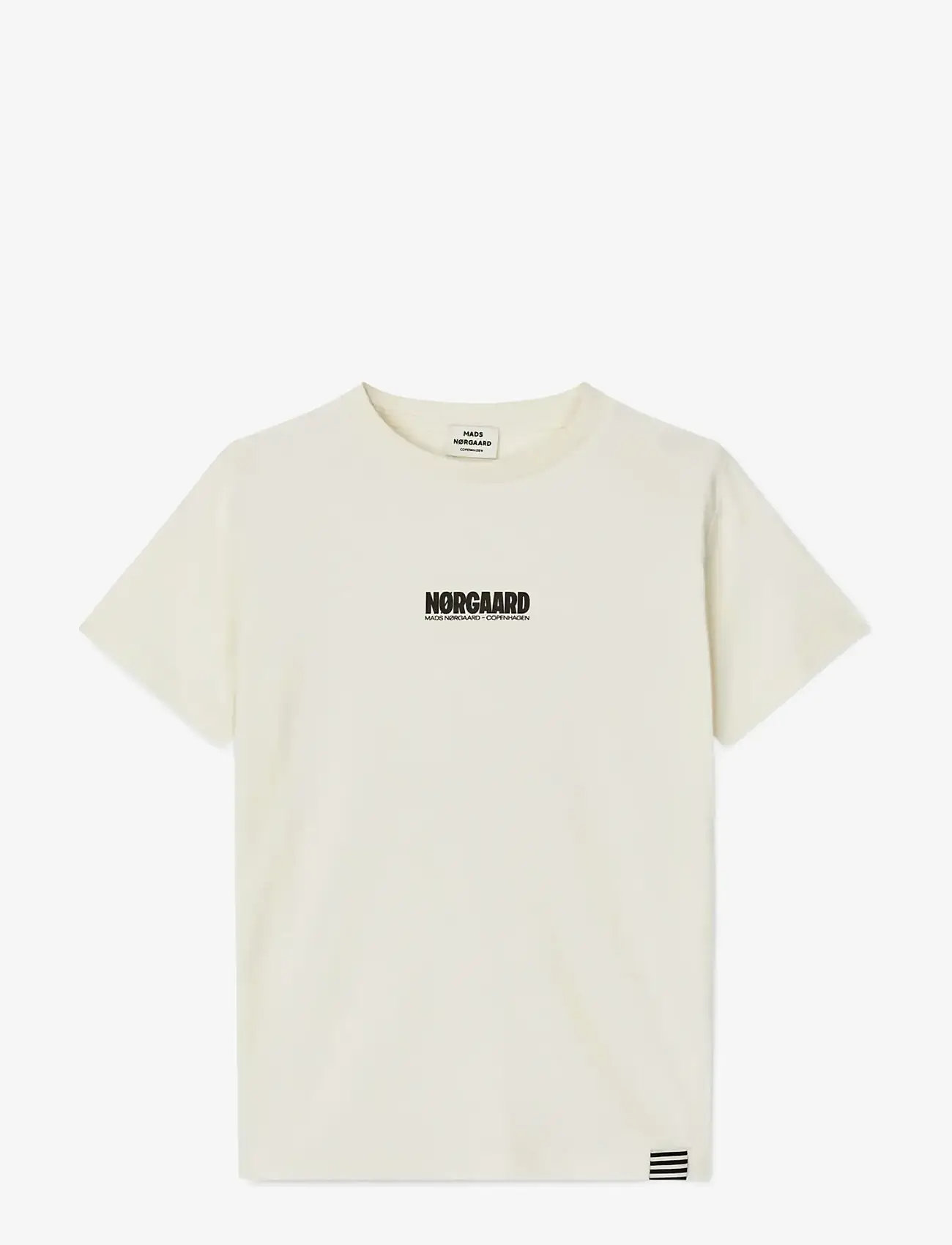 Mads Nørgaard - Printed Logo Thorlino Tee - lühikeste varrukatega t-särgid - vanilla ice - 0