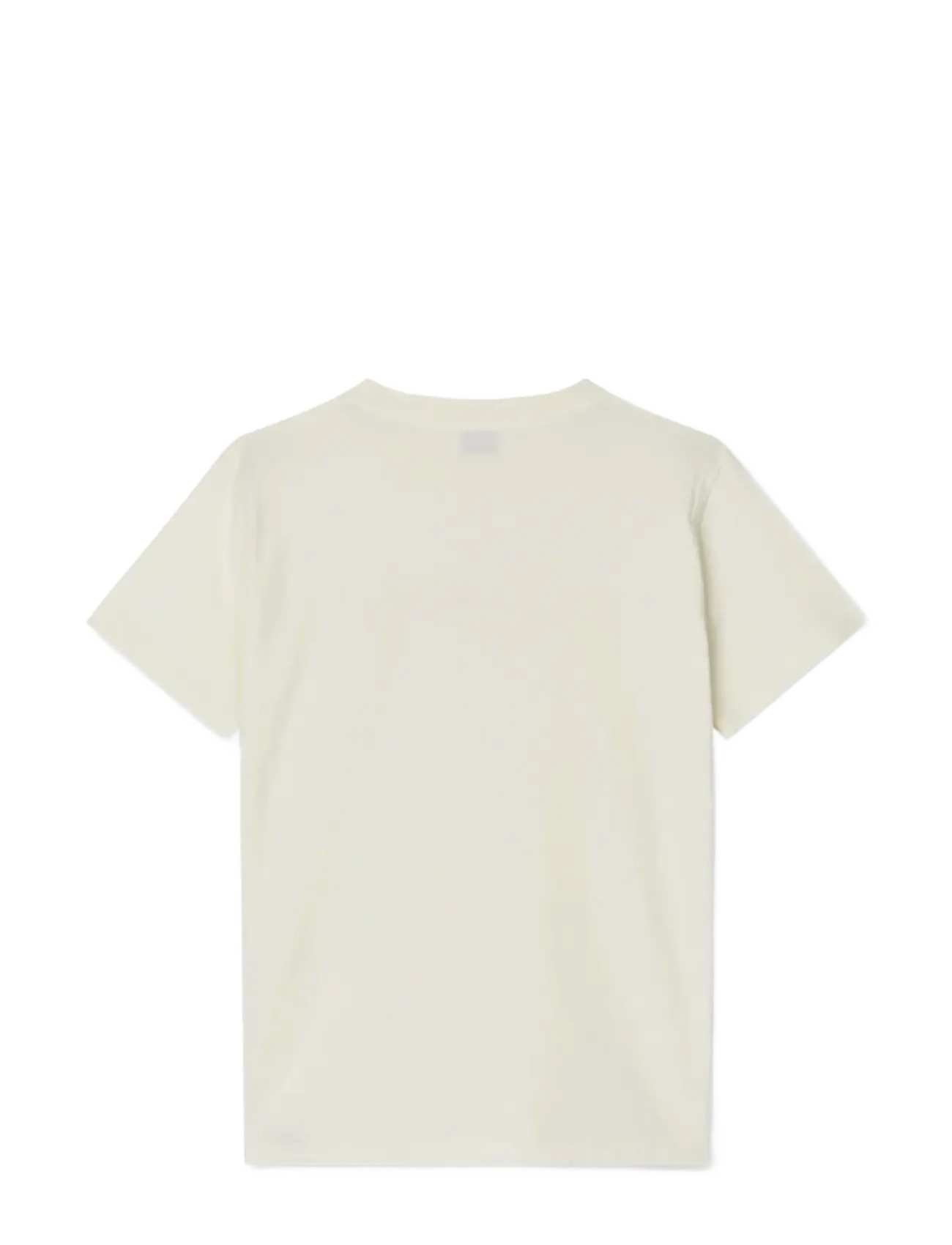 Mads Nørgaard - Printed Logo Thorlino Tee - short-sleeved t-shirts - vanilla ice - 1