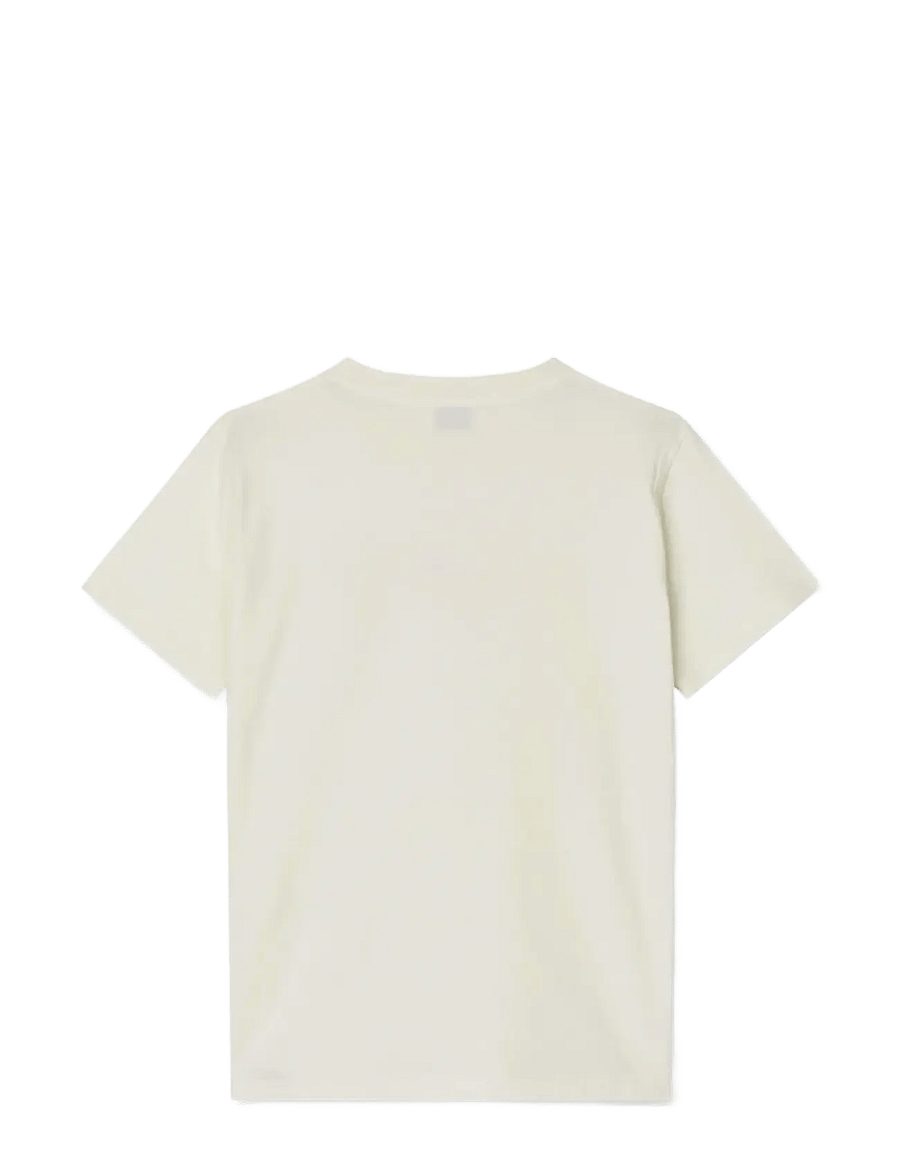 Mads Nørgaard - Printed Logo Thorlino Tee - kurzärmelige - vanilla ice - 1