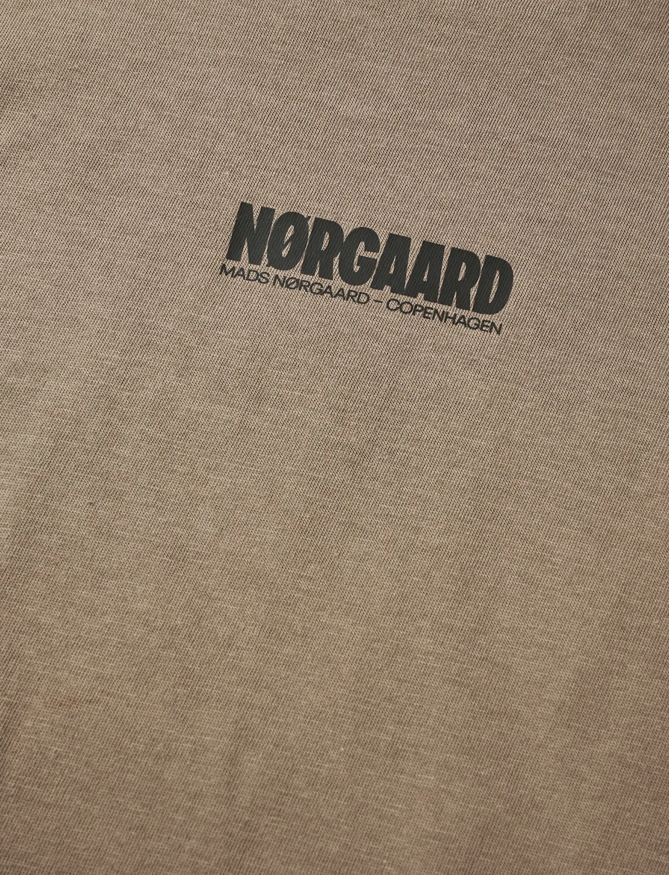 Mads Nørgaard - Printed Logo Thorlino Tee - kurzärmelige - walnut - 2