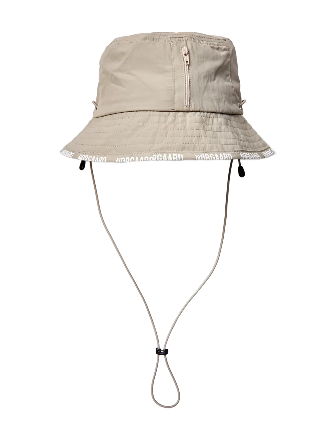 Mads Nørgaard Sunny Line Bucket Hat, S/M, Headwear, Beige - Hats, Frauen
