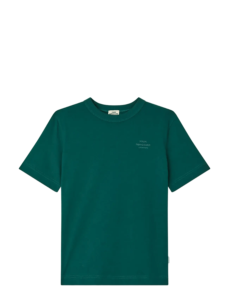 Mads Nørgaard - Cotton Jersey Theo Tee - kurzärmelige - deep sea - 1