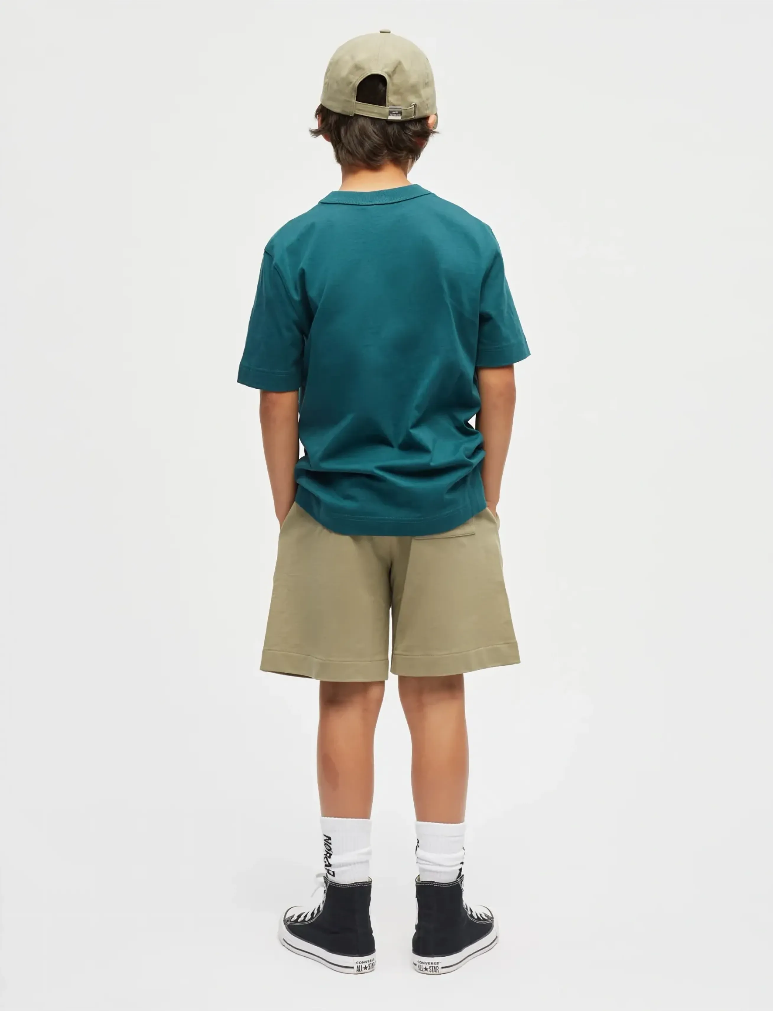 Mads Nørgaard - Cotton Jersey Theo Tee - kortärmade t-shirts - deep sea - 3