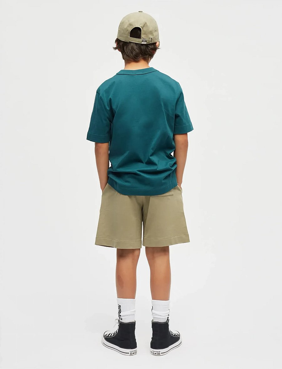 Mads Nørgaard - Cotton Jersey Theo Tee - kurzärmelige - deep sea - 3