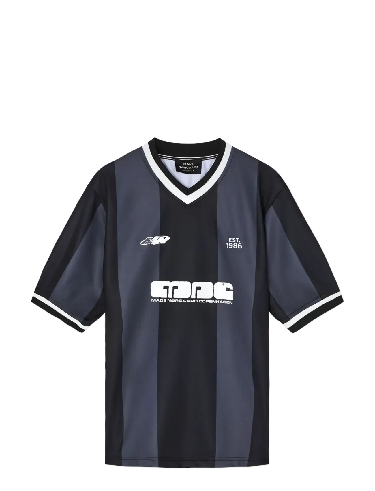 MADS NØRGAARD Sport Football Tee Schwarz - S - Damen