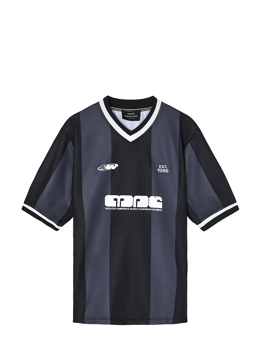 Mads Nørgaard - Sport Football Tee - fodboldtrøjer - black - 0