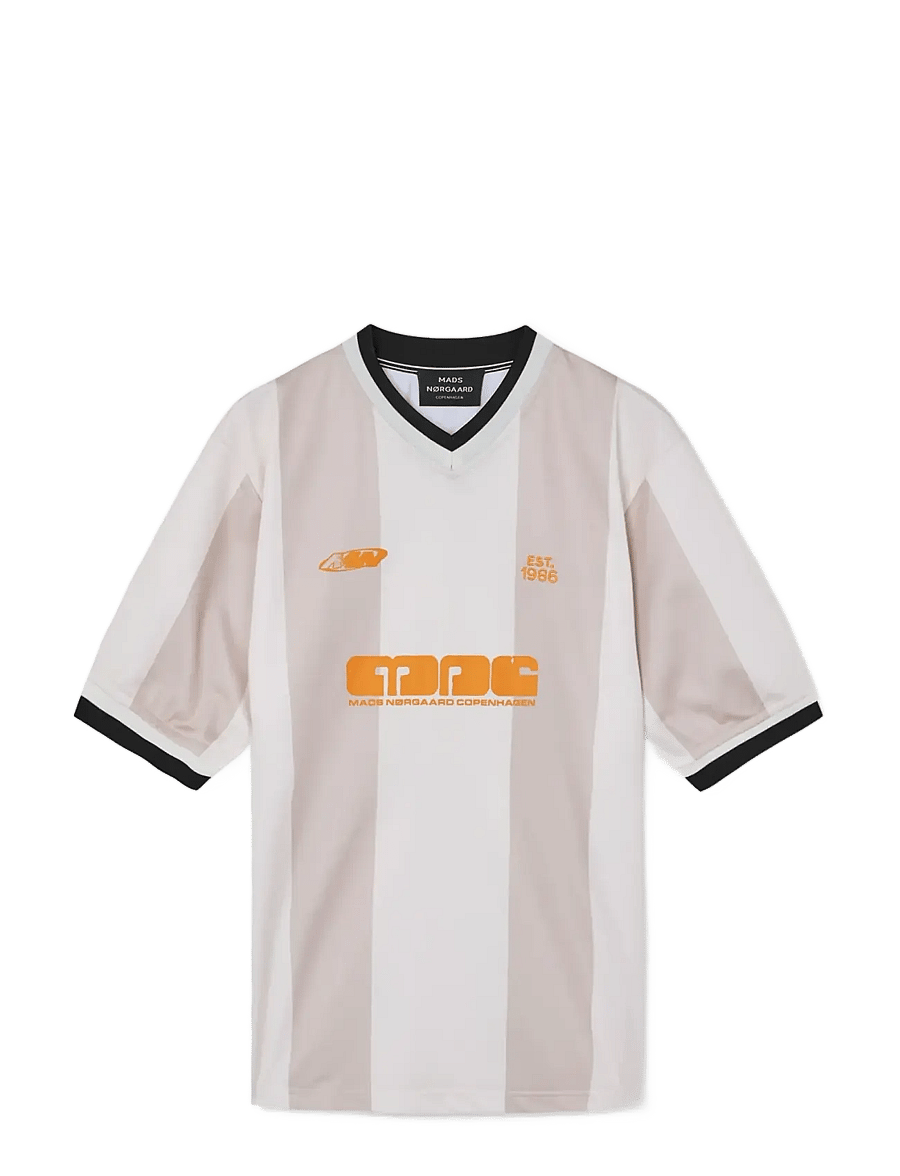 Mads Nørgaard - Sport Football Tee - jalgpallisärgid - oatmeal - 0