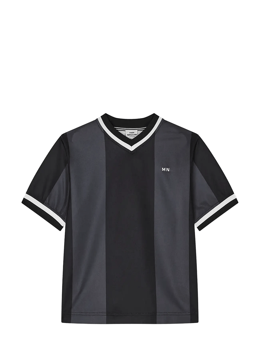 Mads Nørgaard - Sport Futino Tee - spordisärgid - black - 1