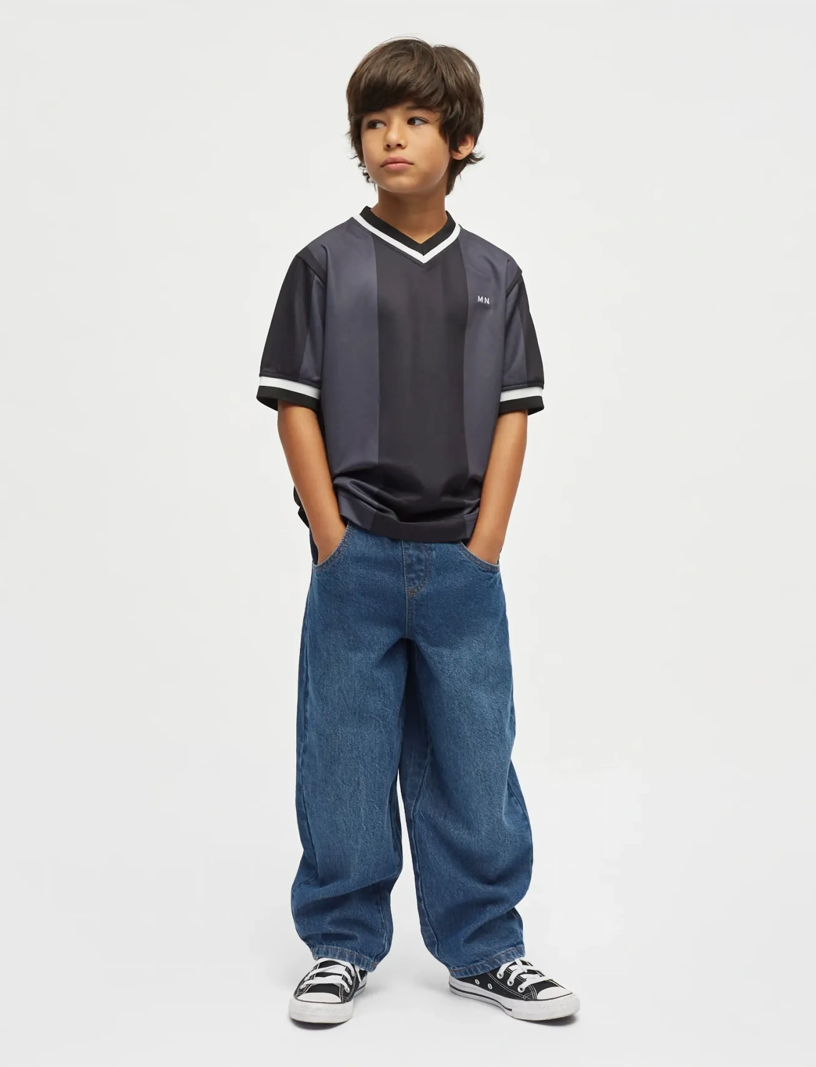 Mads Nørgaard Sport Futino Tee, 152, T-shirts, Schwarz - Sports Oberteile, Kinder