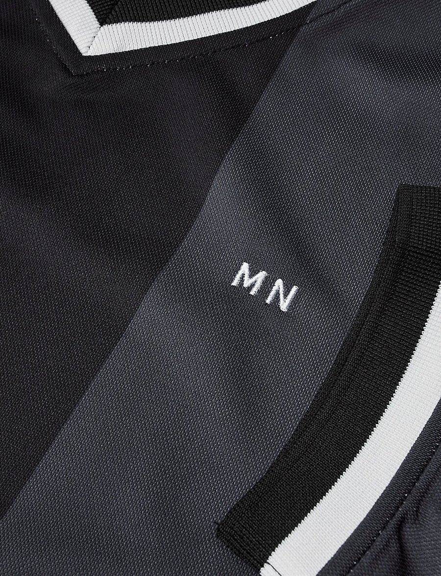 Mads Nørgaard - Sport Futino Tee - spordisärgid - black - 4