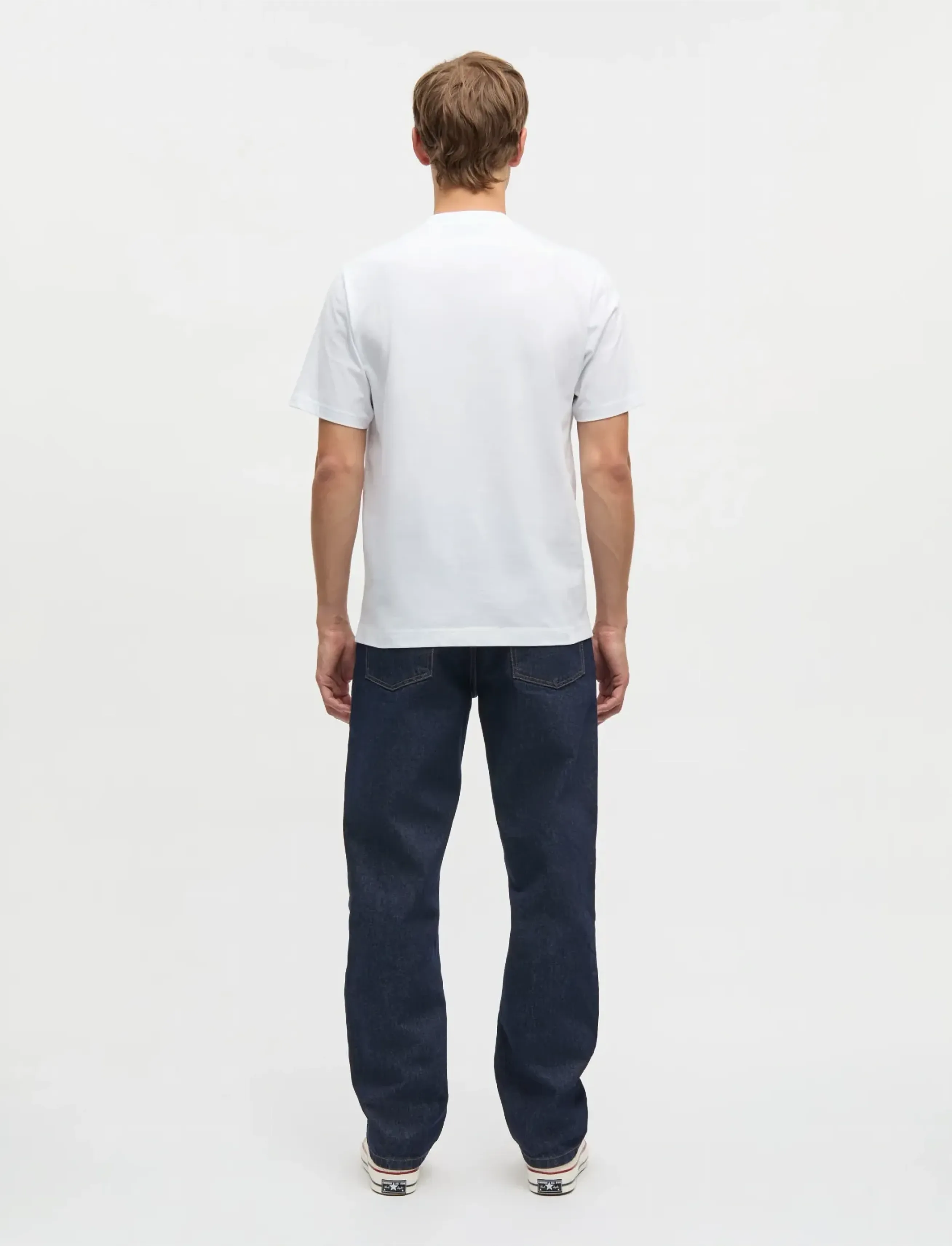 Mads Nørgaard - Cotton Jersey Frode Building Tee - kortærmede t-shirts - white - 2