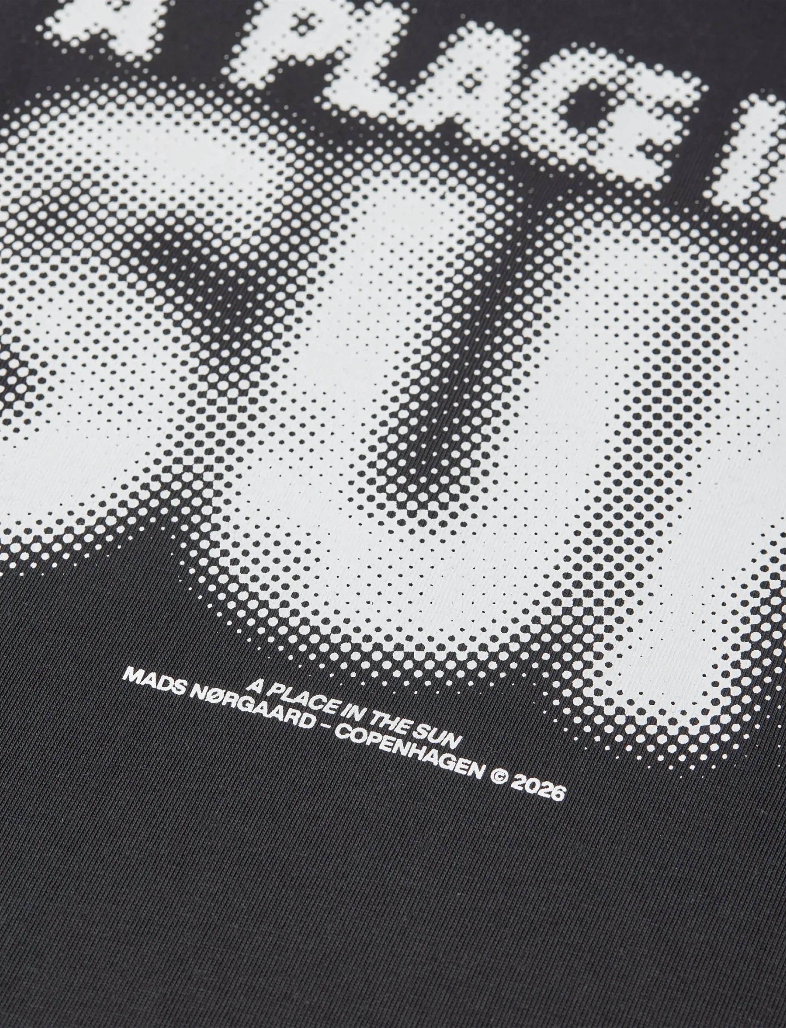 Mads Nørgaard - Cotton Jersey Frode A Place Tee - kortærmede t-shirts - black - 1
