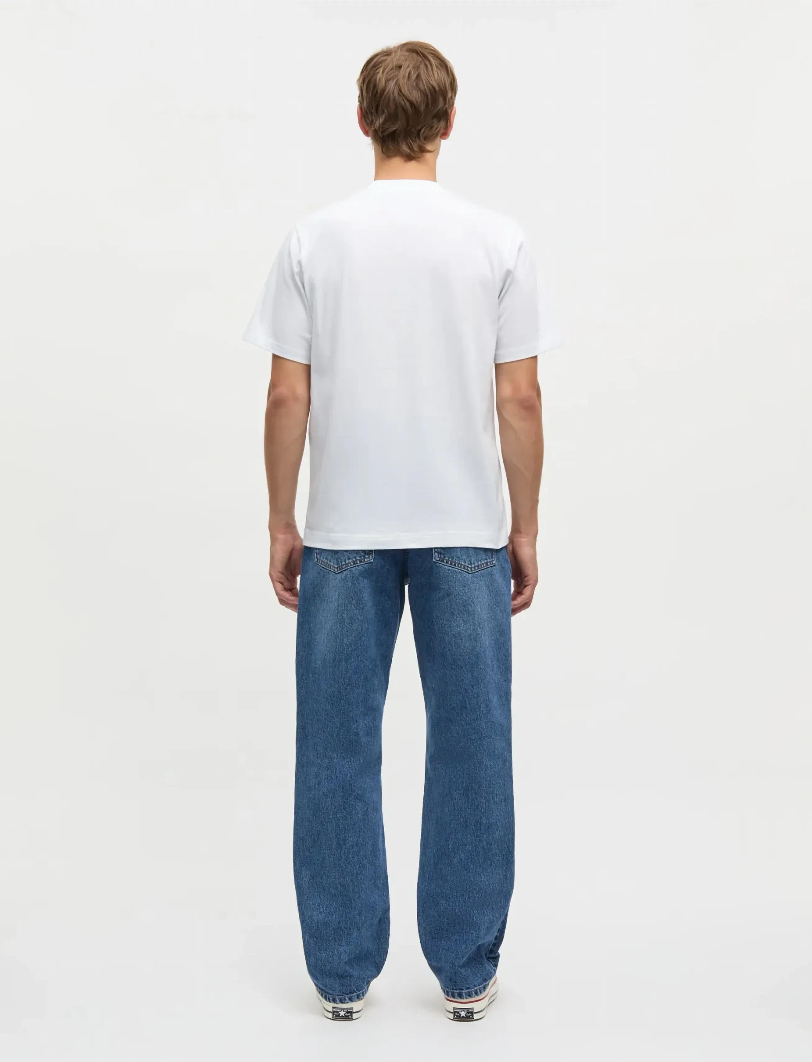 Mads Nørgaard - Cotton Jersey Frode A Place Tee - lühikeste varrukatega t-särgid - white - 2