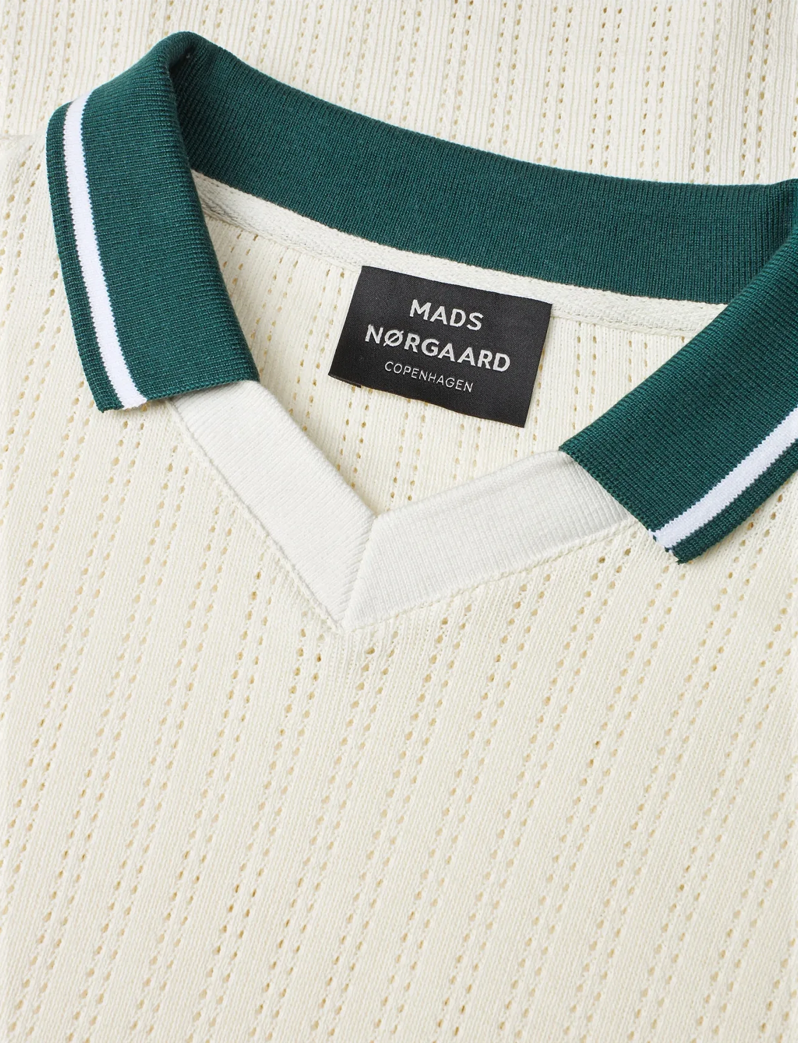 Mads Nørgaard - Sporty Lyonel Polo - lühikeste varrukatega polod - vanilla ice - 3