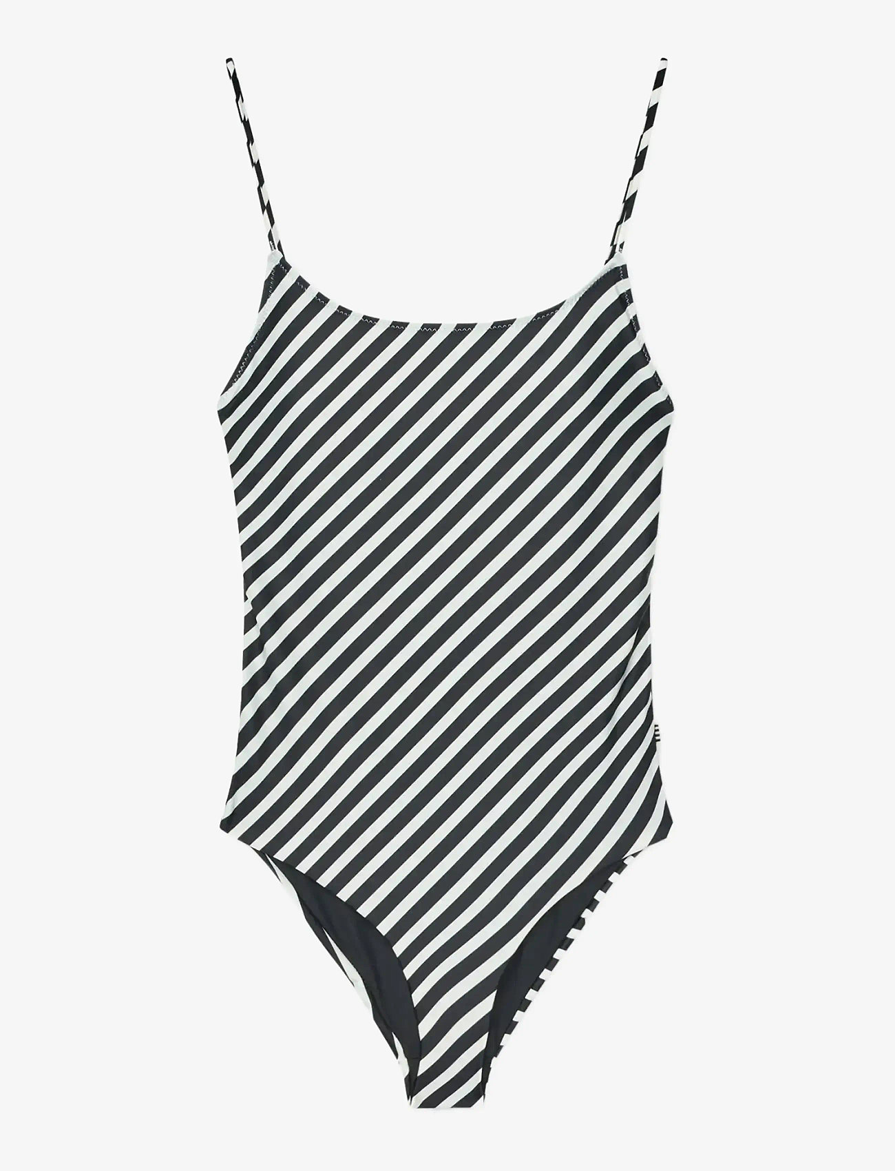 Mads Nørgaard - Splash Salena Swimsuit - badpakken - black stripe - 0