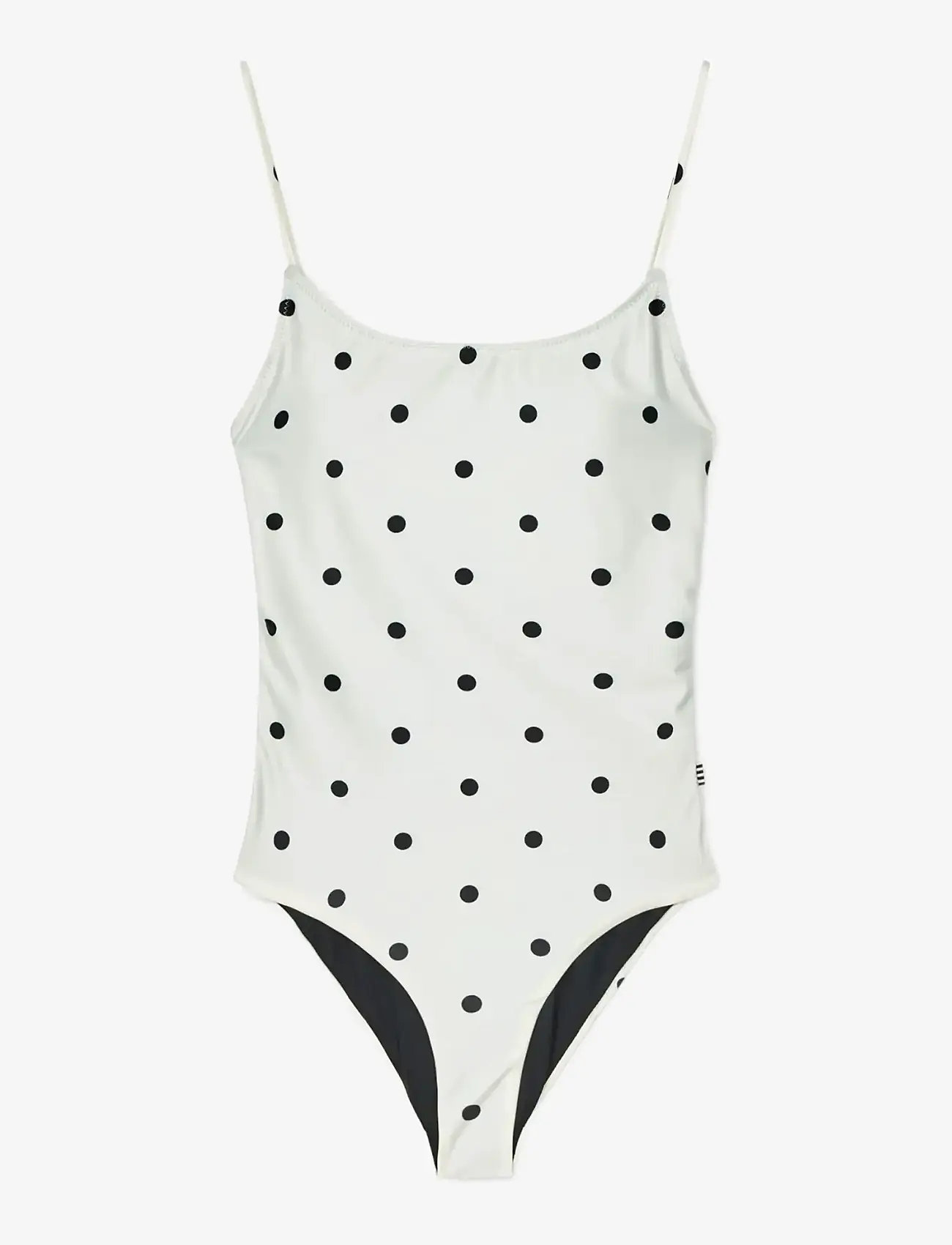 Mads Nørgaard - Splash Salena Swimsuit - badedragter - dot aop/black - 0