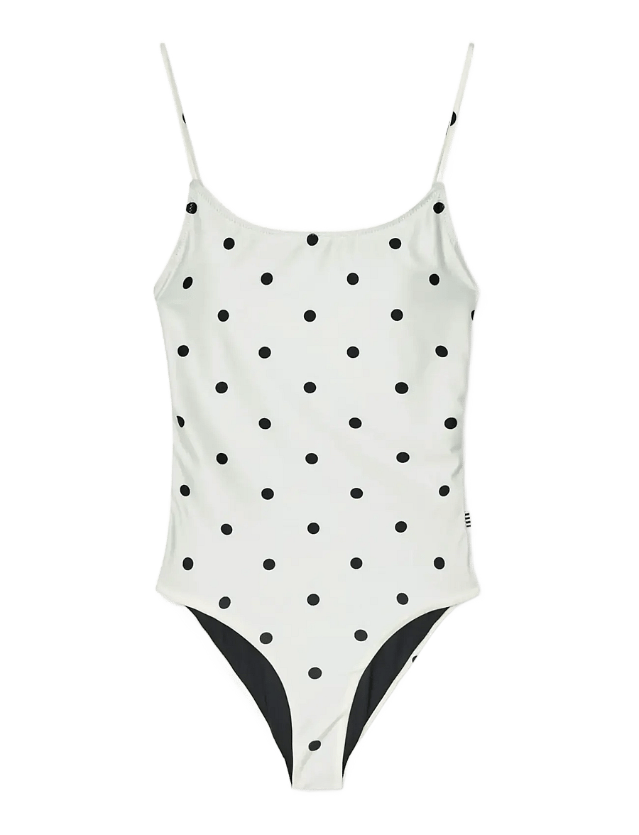 Mads Nørgaard - Splash Salena Swimsuit - badeanzüge - dot aop/black - 0