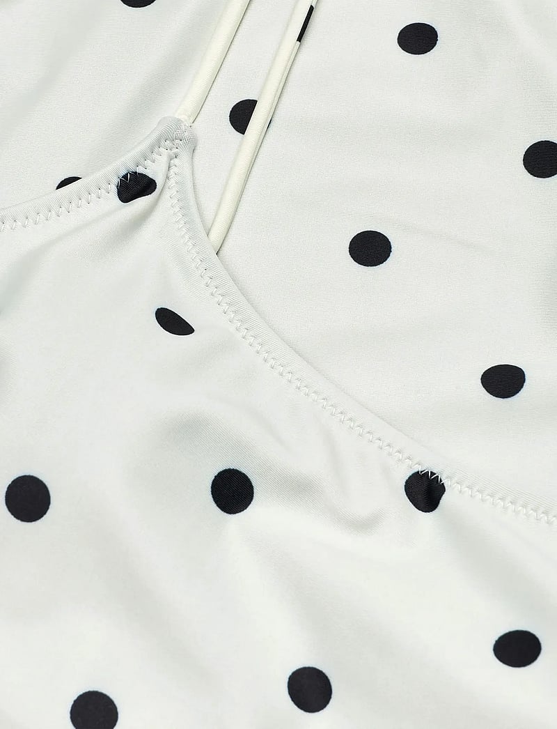 Mads Nørgaard - Splash Salena Swimsuit - badedragter - dot aop/black - 1