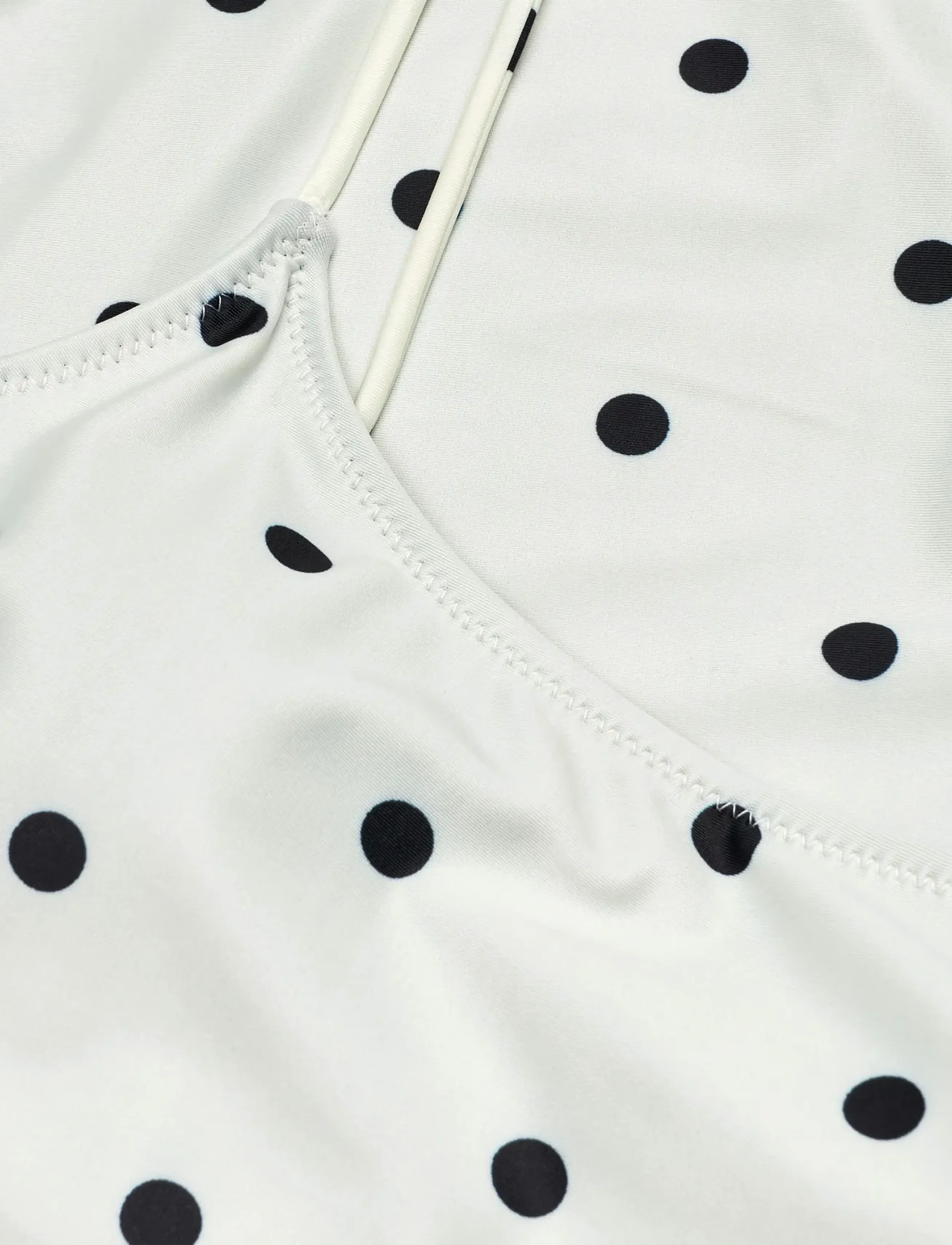 Mads Nørgaard - Splash Salena Swimsuit - badedragter - dot aop/black - 1