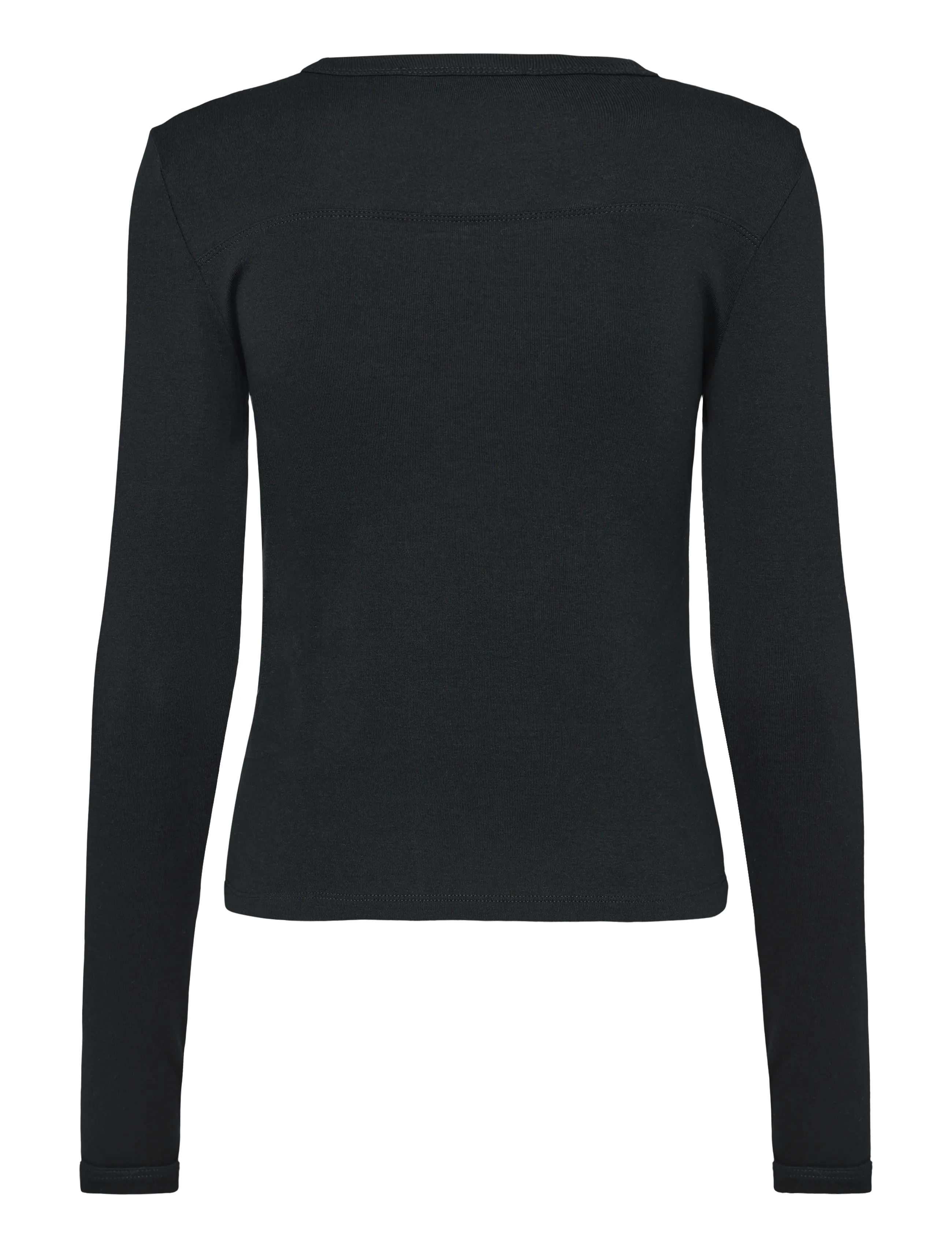 Mads Nørgaard - Grace jersey Camille Tee LS - pitkähihaiset paidat - black - 2