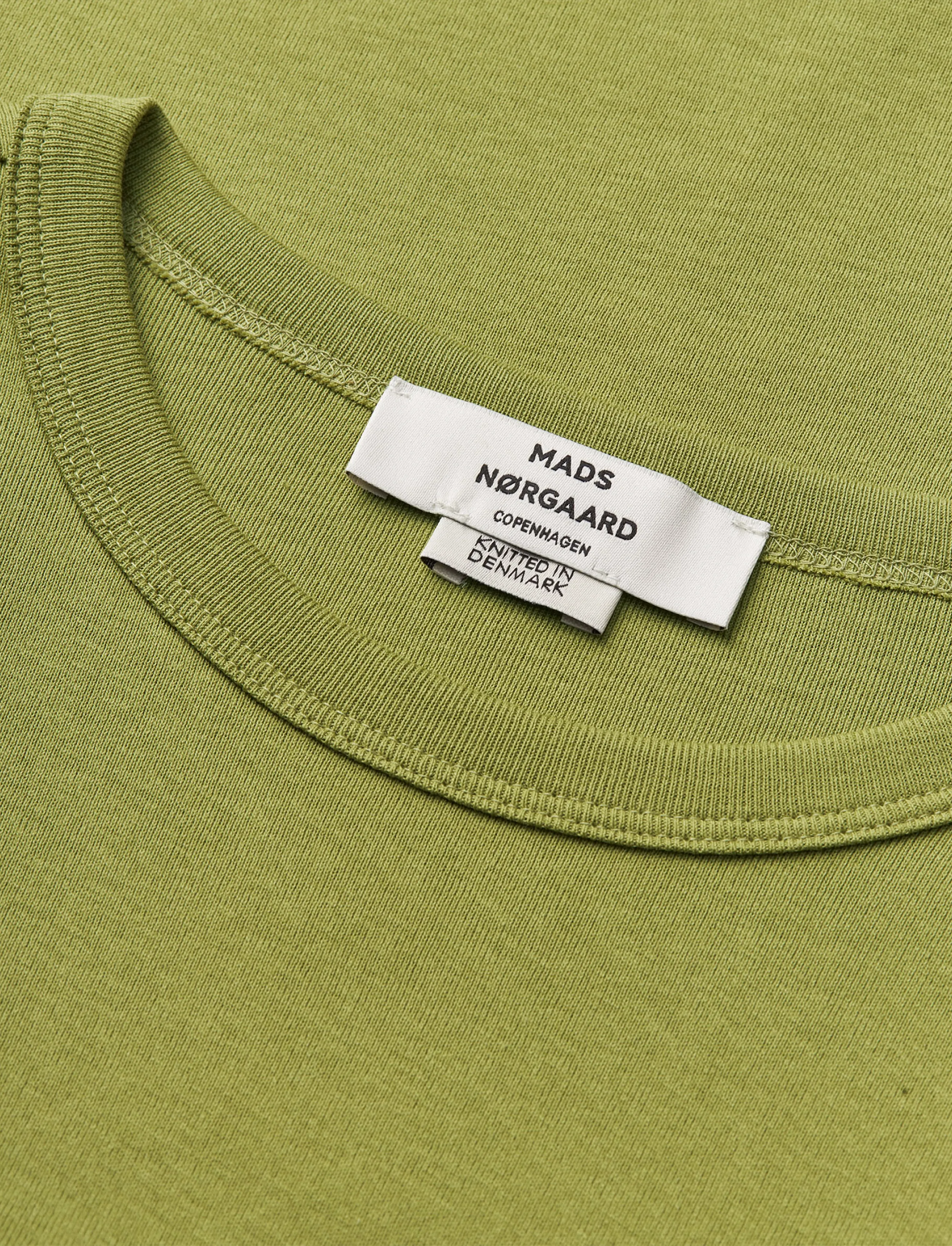 Mads Nørgaard - Grace jersey Camille Tee LS - langärmlige tops - green olive - 1