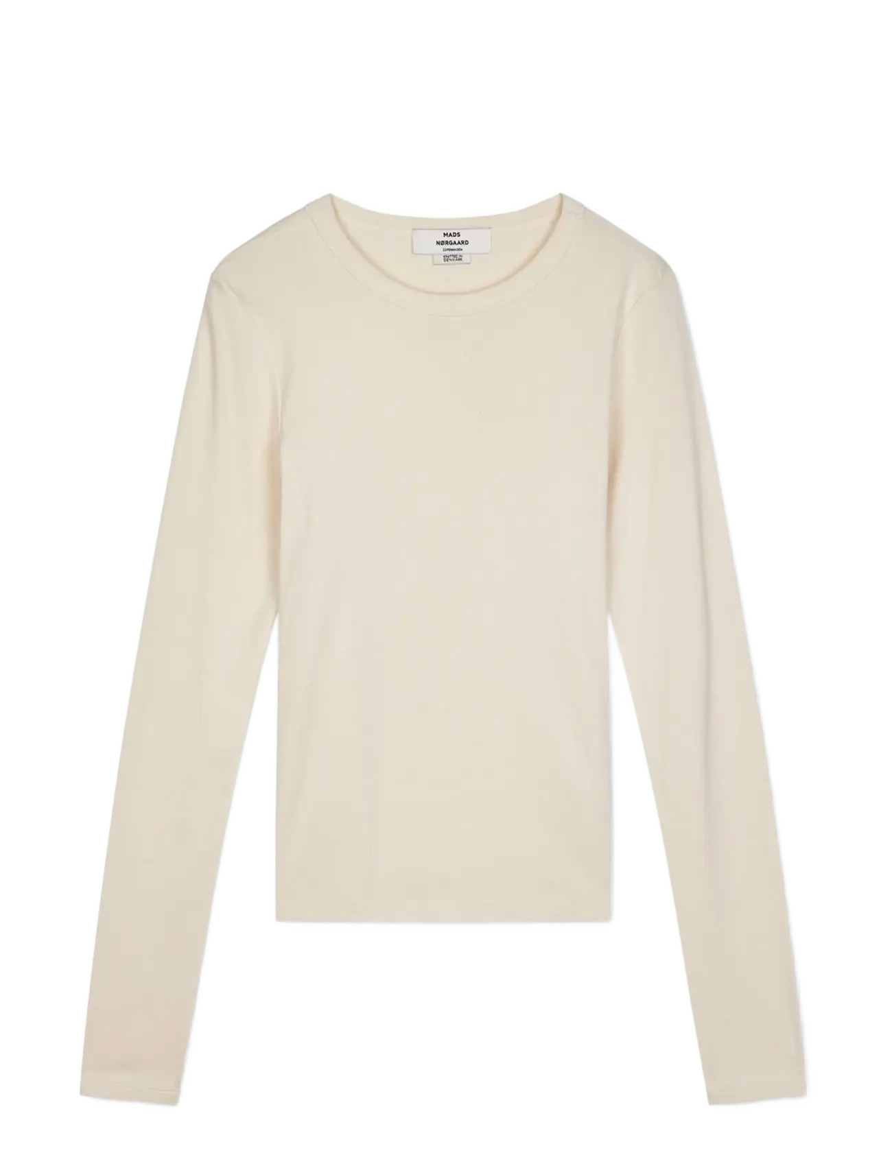 Mads Nørgaard Grace jersey Camille Tee LS - Kleidung - SEEDPEARL / cream