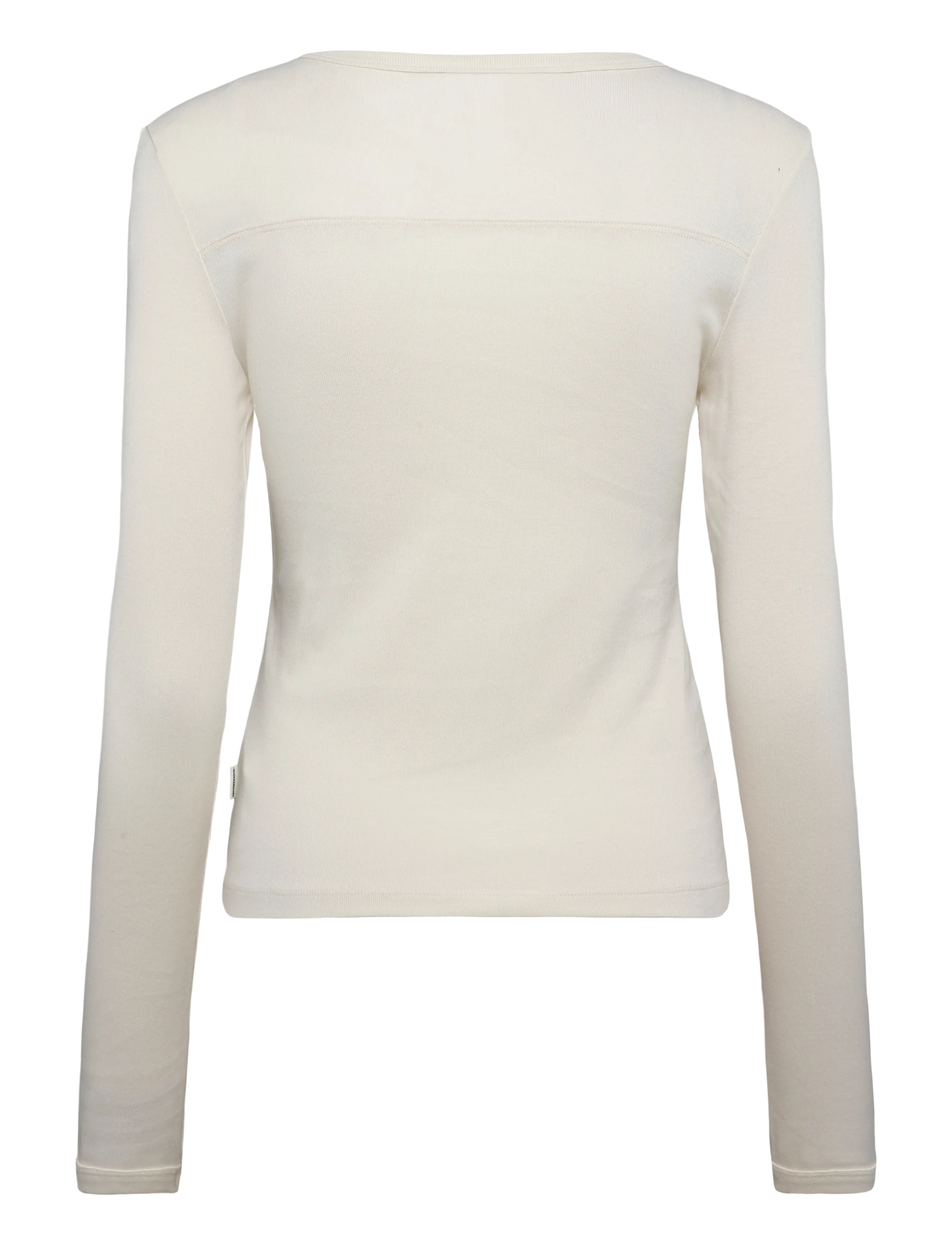 Mads Nørgaard - Grace jersey Camille Tee LS - langärmlige tops - seedpearl - 2