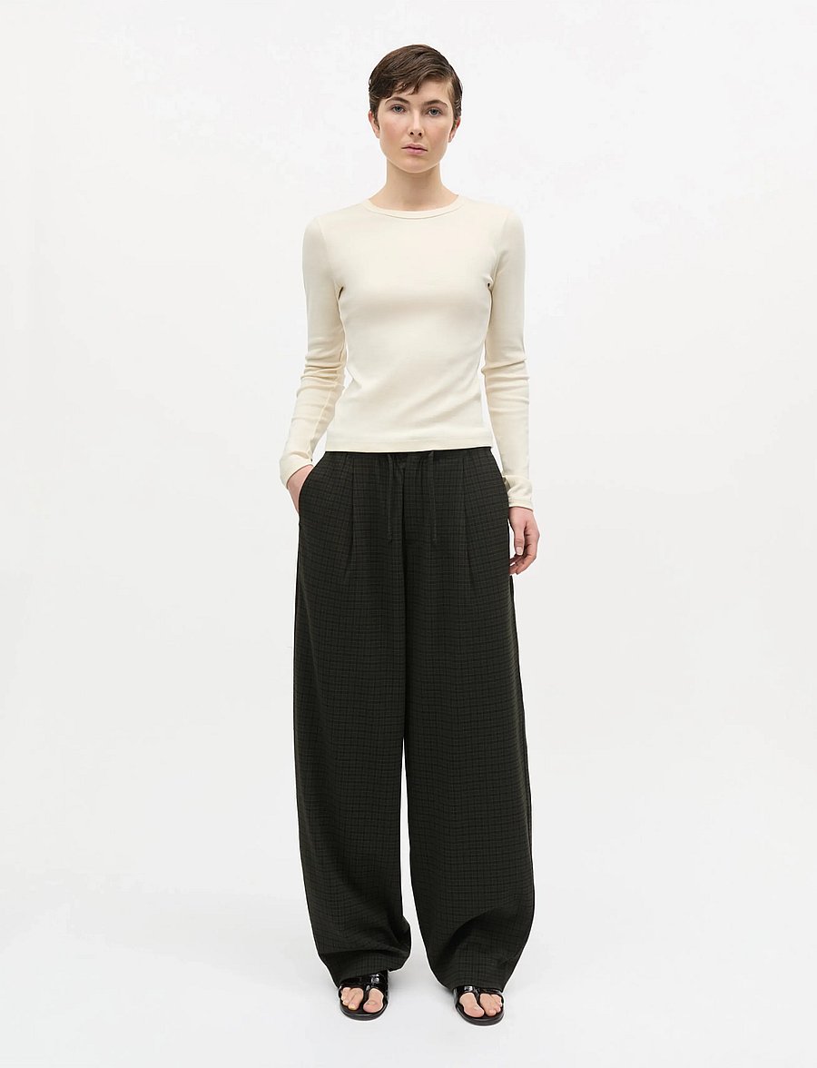 Mads Nørgaard - Grace jersey Camille Tee LS - pikkade varrukatega topid - seedpearl - 0
