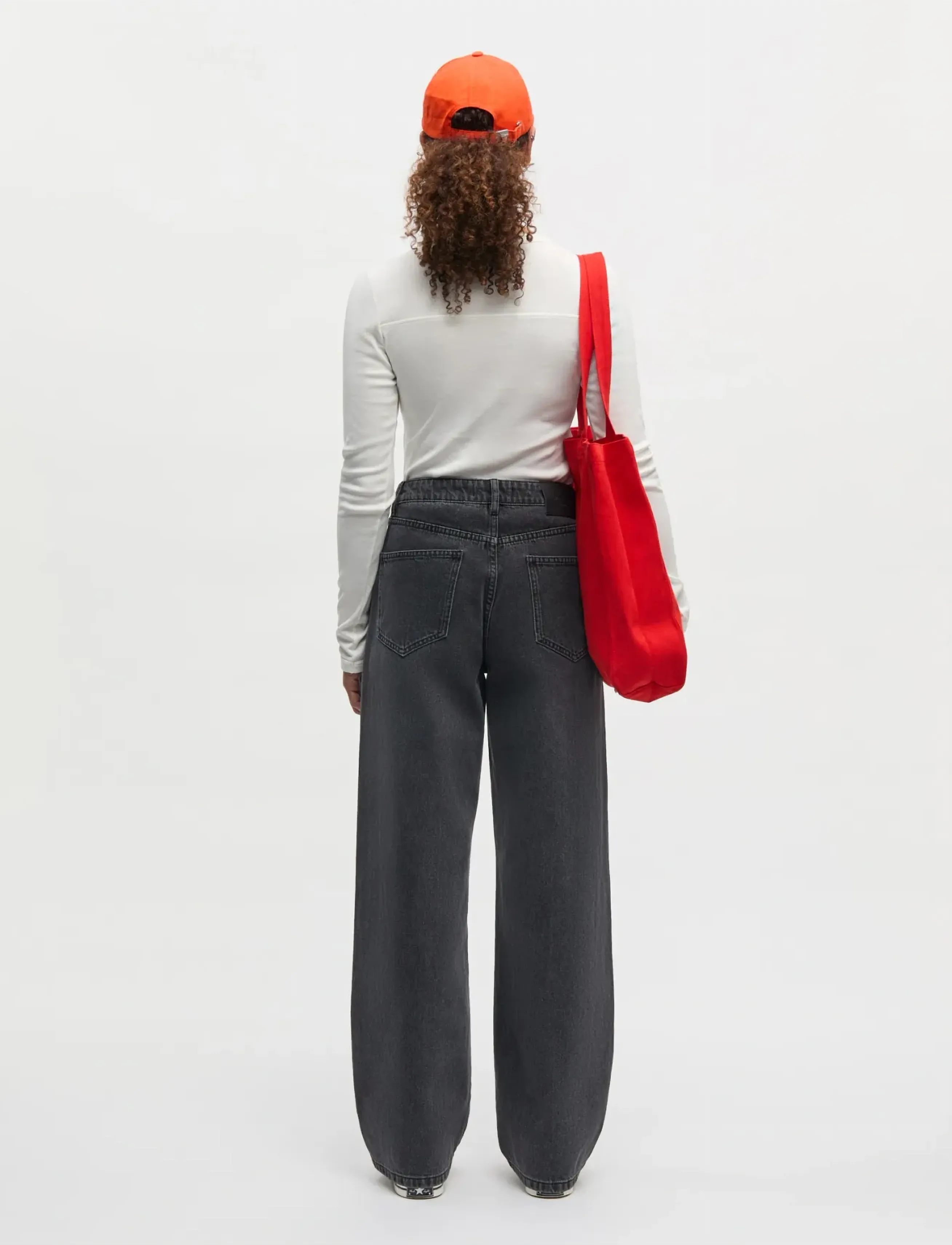 Mads Nørgaard - Grace jersey Camille Tee LS - long-sleeved tops - white - 2