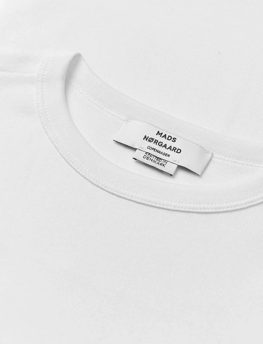 Mads Nørgaard - Grace jersey Camille Tee LS - långärmade toppar - white - 3