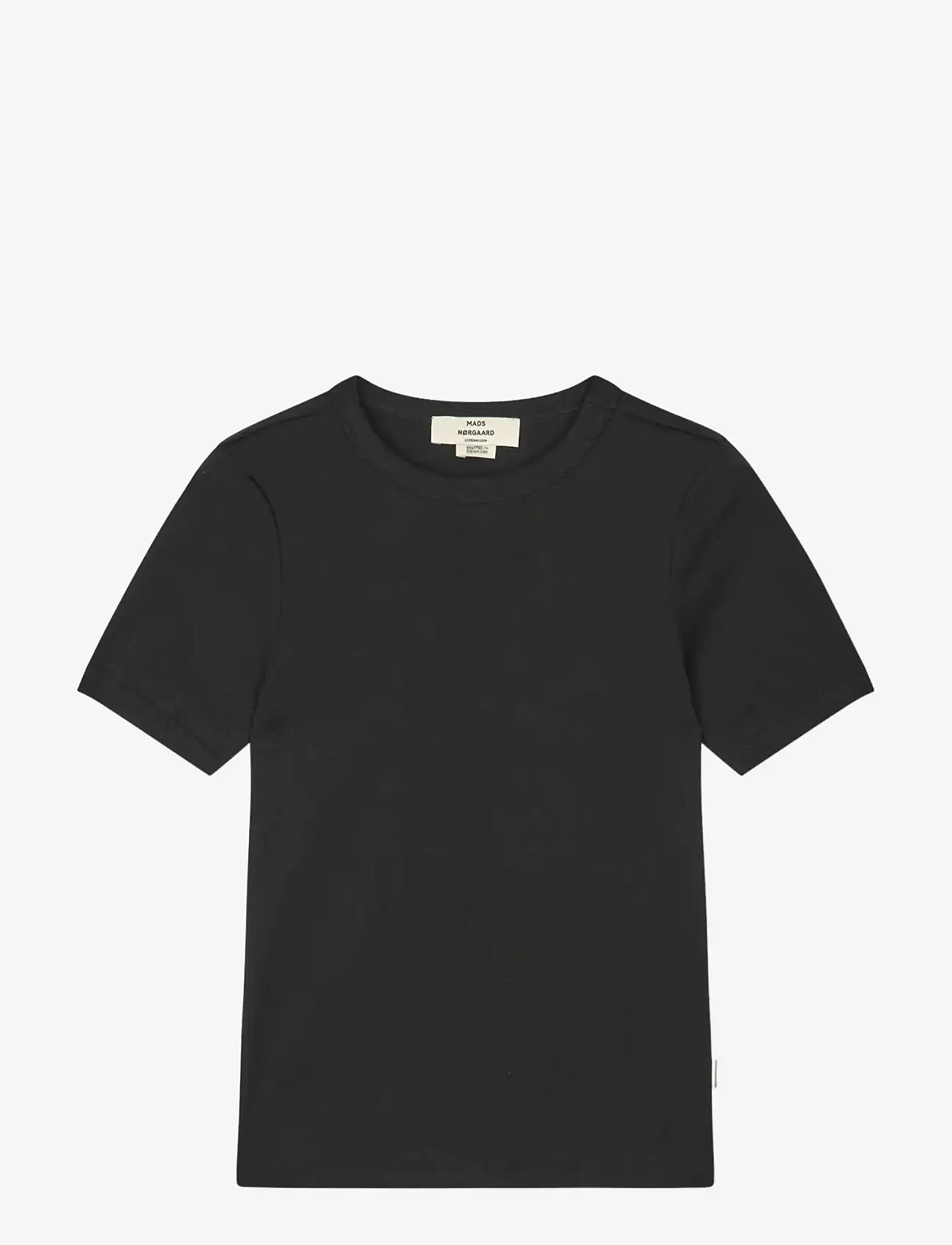 Mads Nørgaard - Grace Jersey June Tee - t-shirts - black - 1