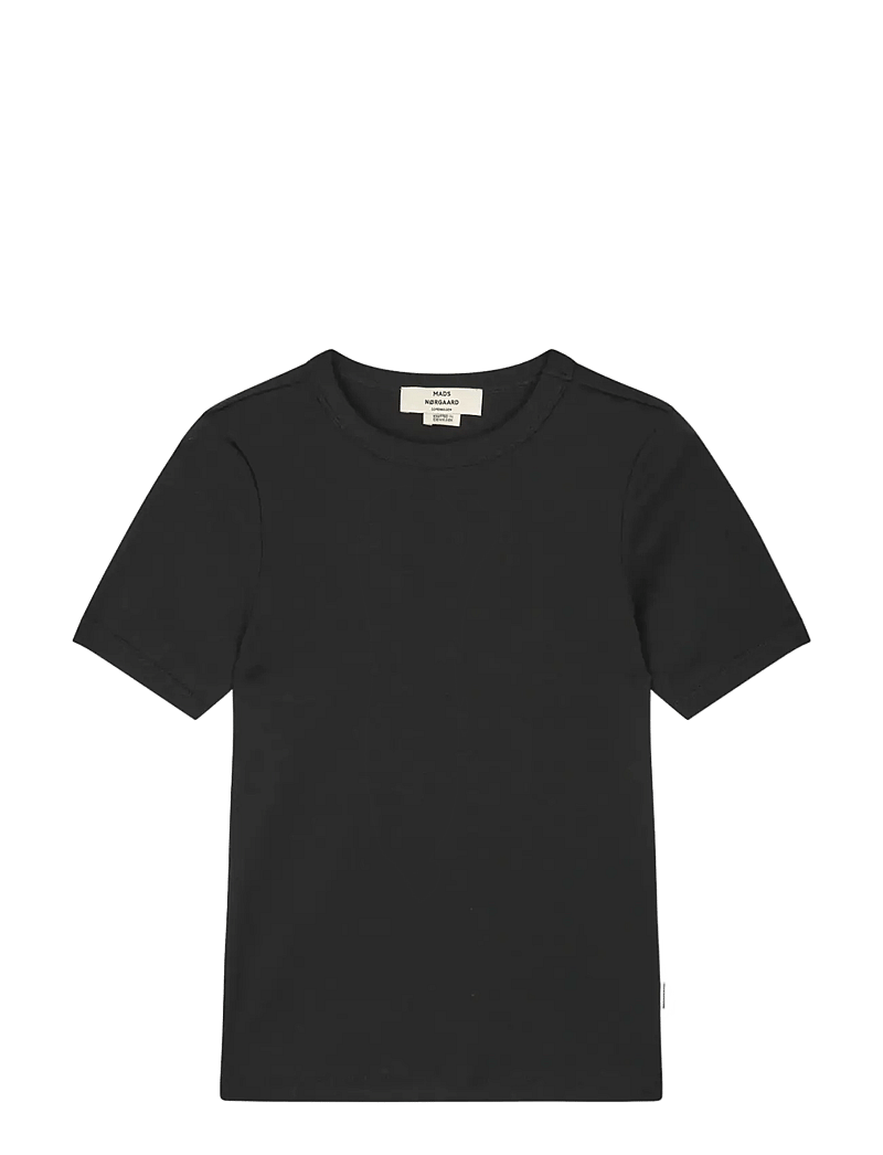 Mads Nørgaard - Grace Jersey June Tee - t-shirts - black - 1