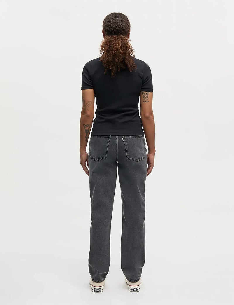 Mads Nørgaard - Grace Jersey June Tee - t-shirts - black - 2