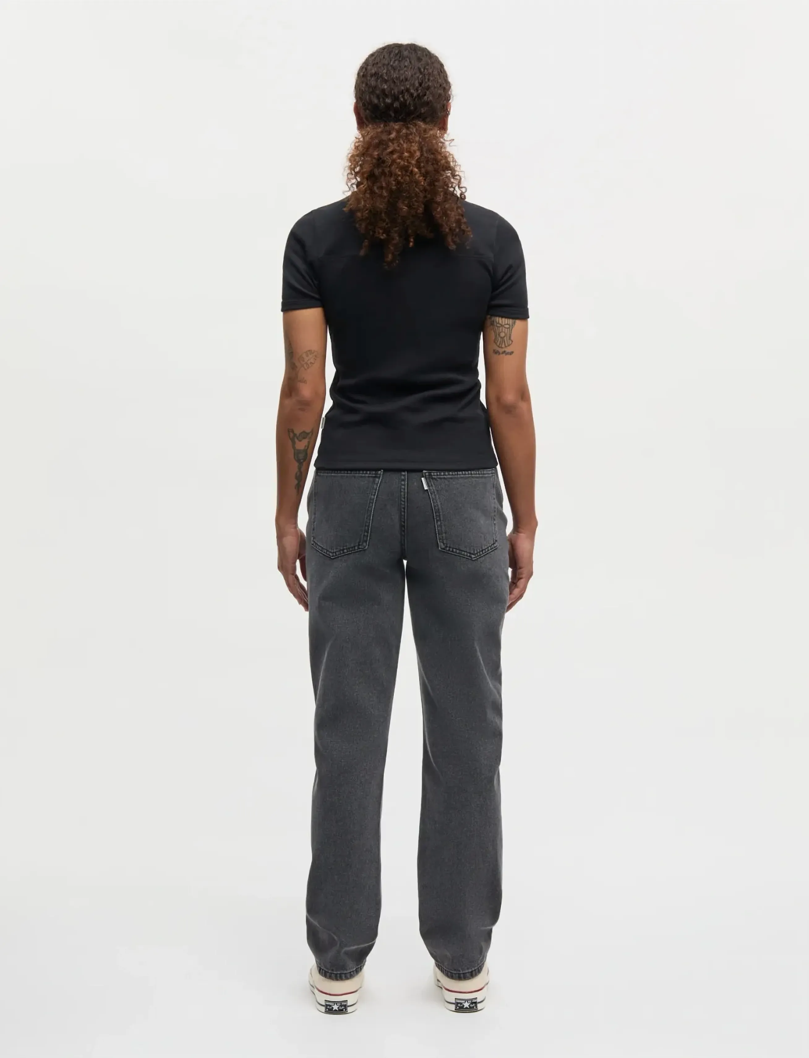 Mads Nørgaard - Grace Jersey June Tee - t-särgid - black - 2