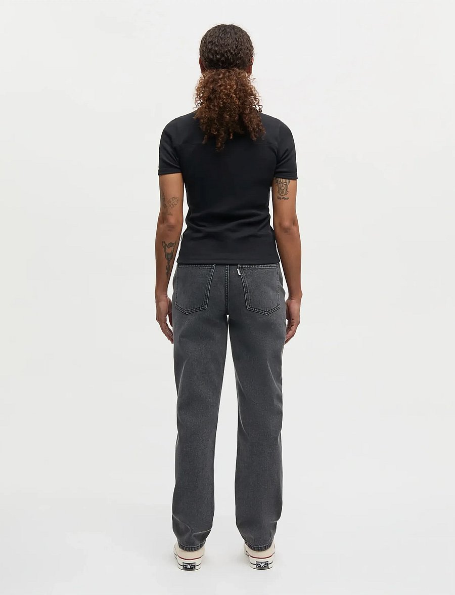 Mads Nørgaard - Grace Jersey June Tee - marškinėliai - black - 3