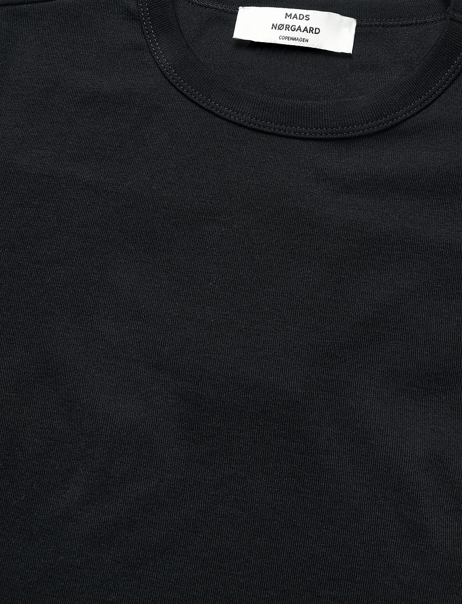 Mads Nørgaard - Grace Jersey June Tee - marškinėliai - black - 4