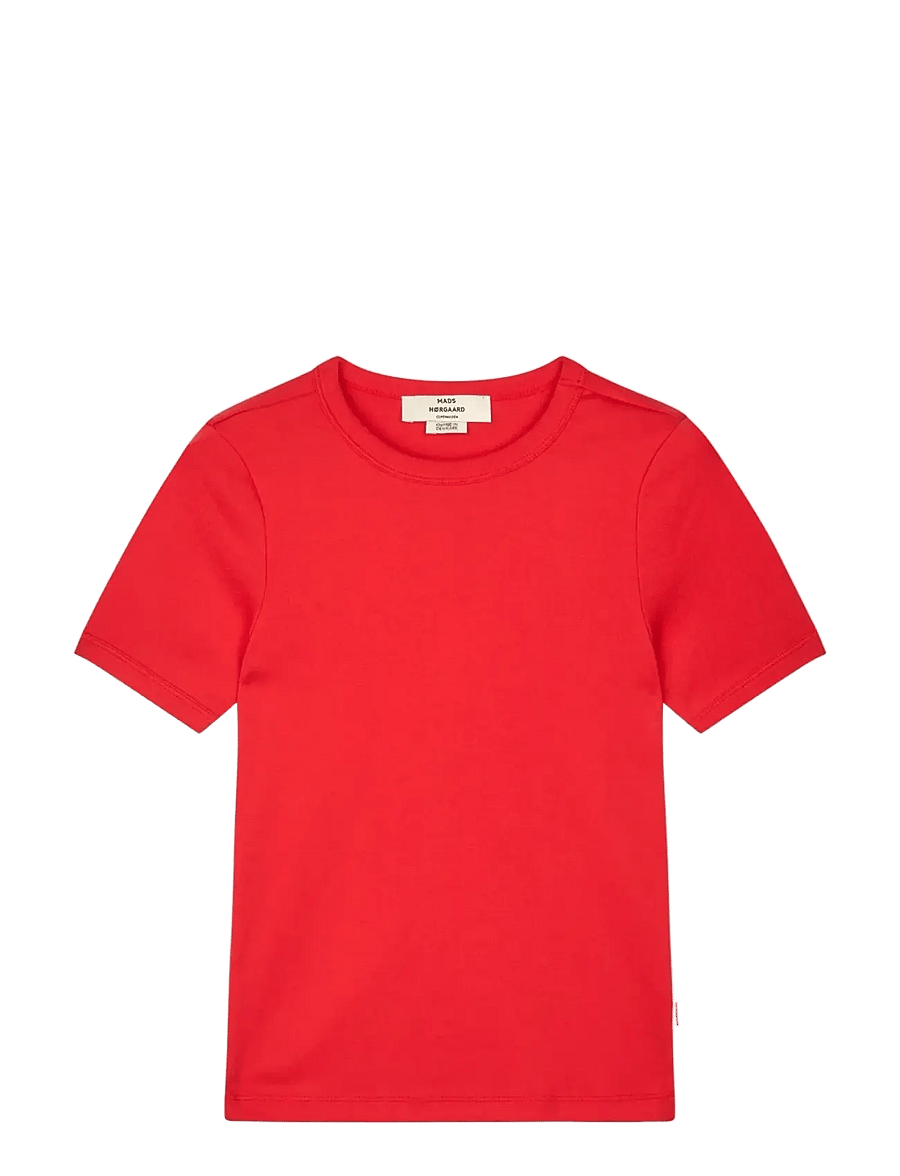 Mads Nørgaard - Grace Jersey June Tee - t-särgid - goji berry - 0