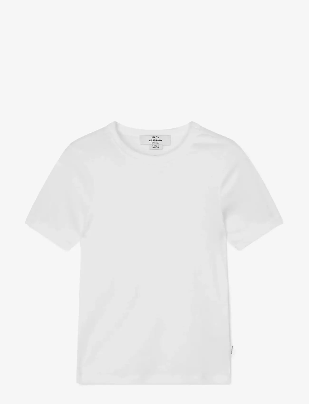 Mads Nørgaard - Grace Jersey June Tee - t-shirts - white - 1