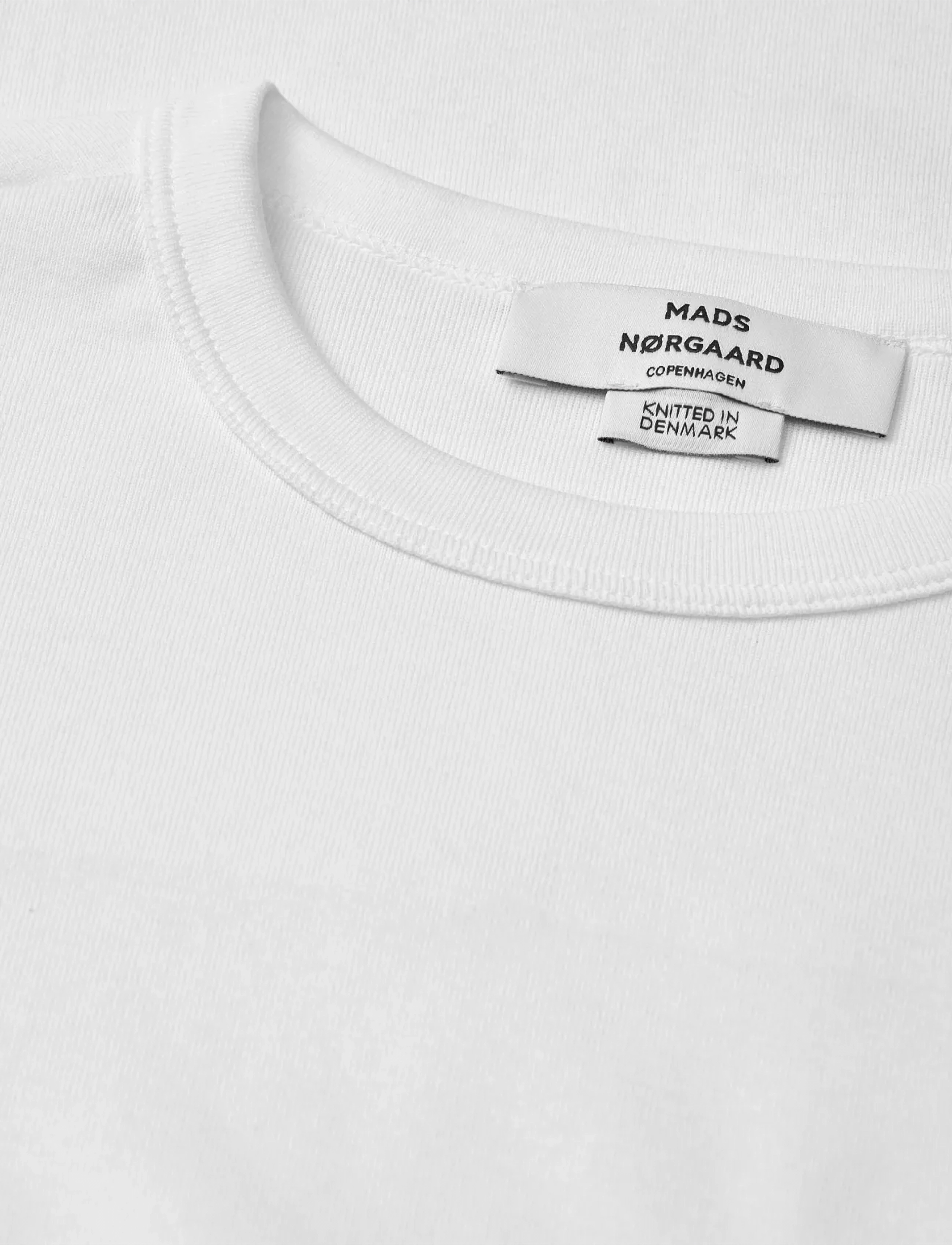 Mads Nørgaard - Grace Jersey June Tee - t-shirts - white - 3