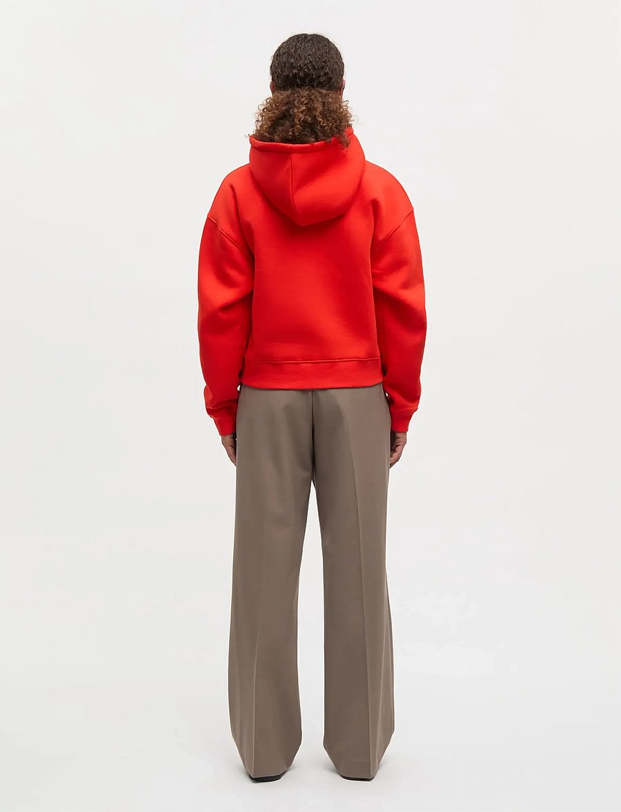 Mads Nørgaard - Standard Jodie Hood Sweatshirt - hoodies - fiery red - 2