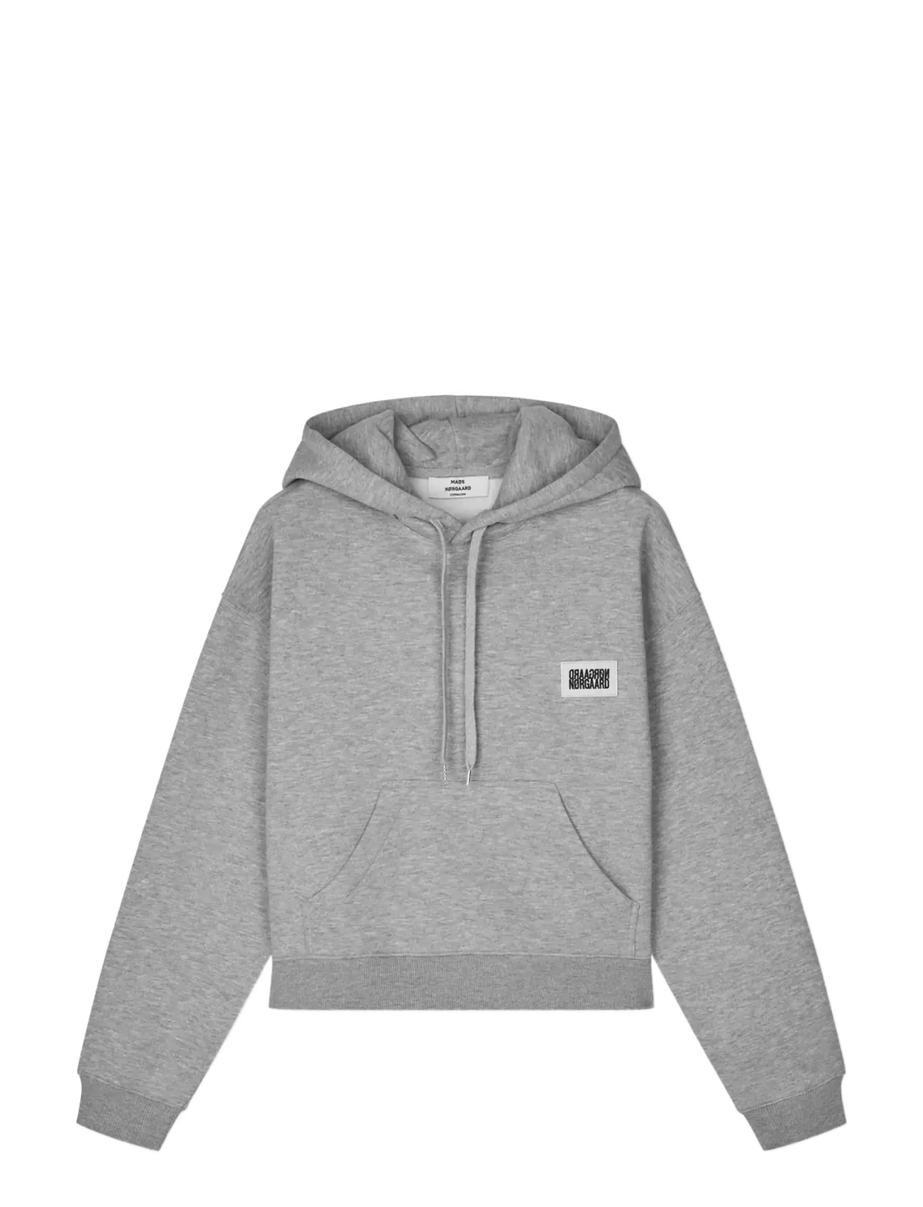 Mads Nørgaard Standard Jodie Hood Sweatshirt - Mads Nørgaard - GREY MELANGE / grey