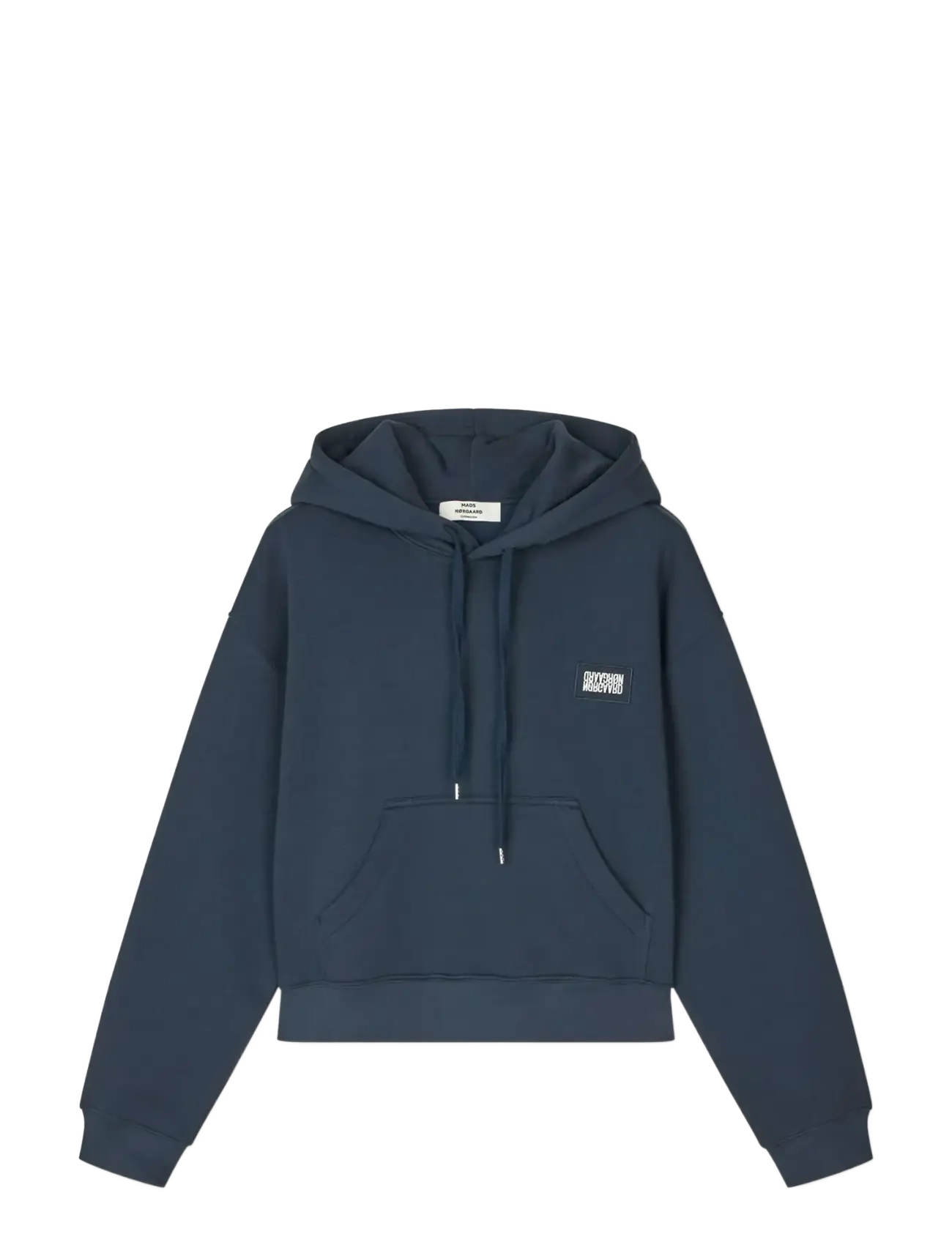 Mads Nørgaard Standard Jodie Hood Sweatshirt - Mads Nørgaard - SKY CAPTAIN / navy