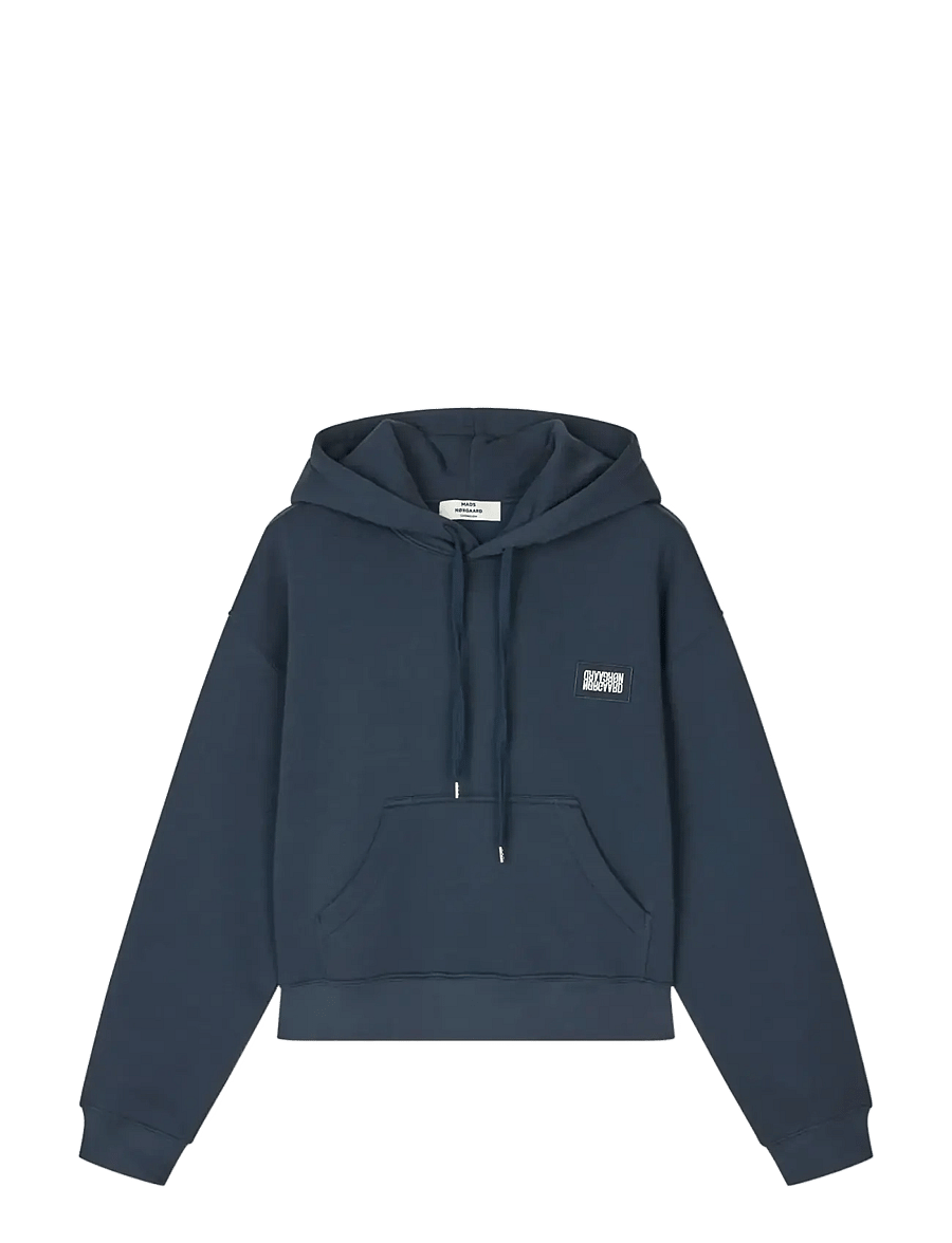 Mads Nørgaard - Standard Jodie Hood Sweatshirt - hættetrøjer - sky captain - 1