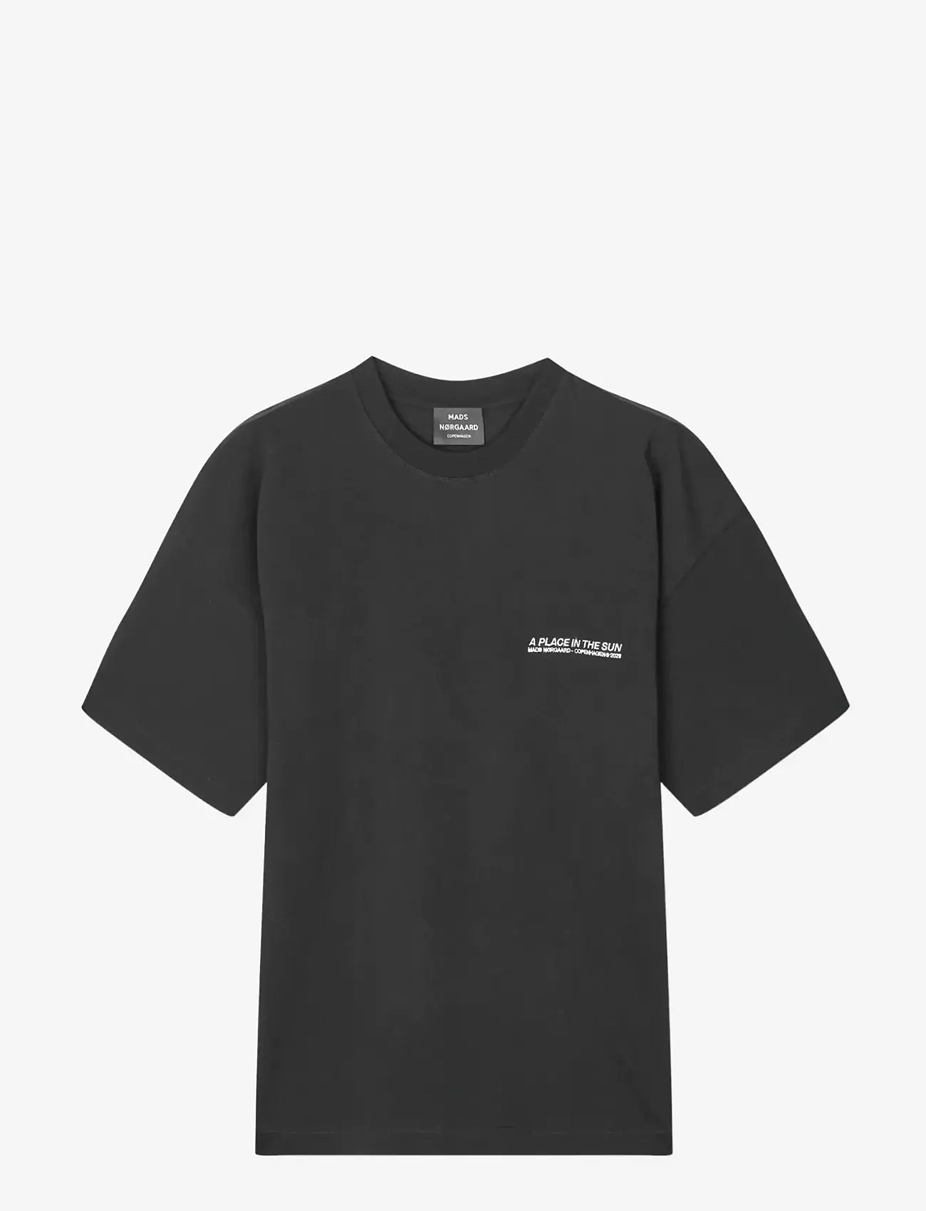 Mads Nørgaard - Open-End A Place Big Tee - lühikeste varrukatega t-särgid - black - 0