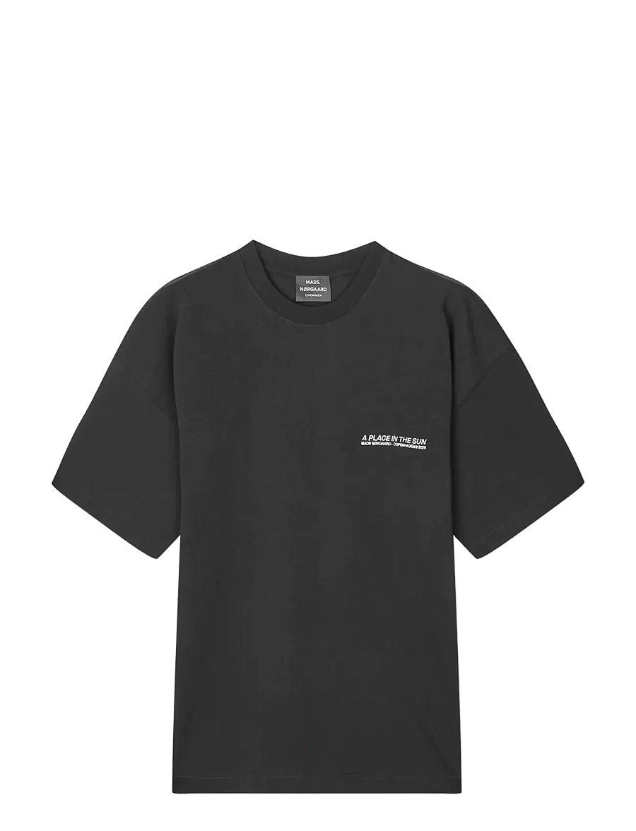 Mads Nørgaard - Open-End A Place Big Tee - kurzärmelig - black - 0