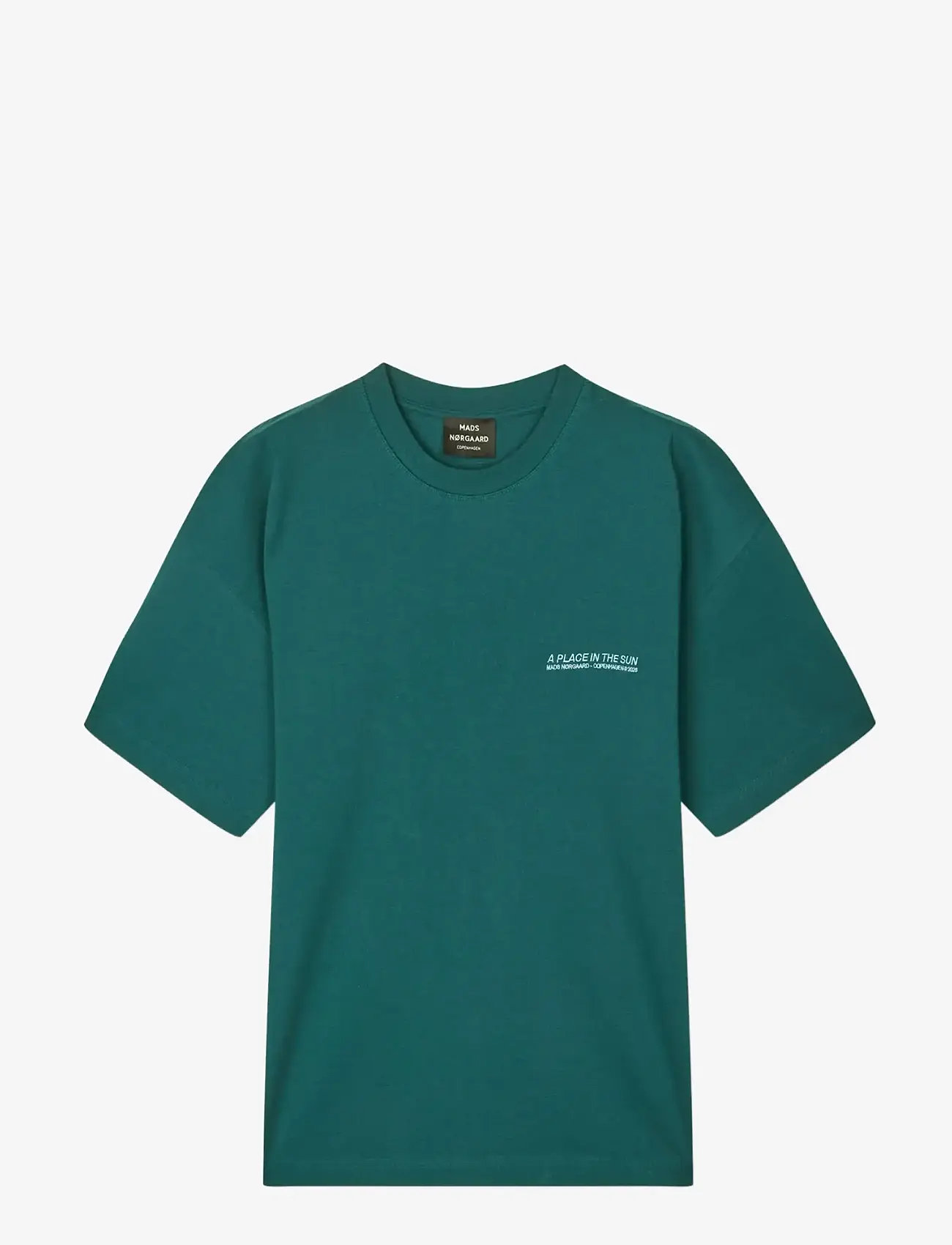 Mads Nørgaard - Open-End A Place Big Tee - kortærmede t-shirts - deep sea - 1