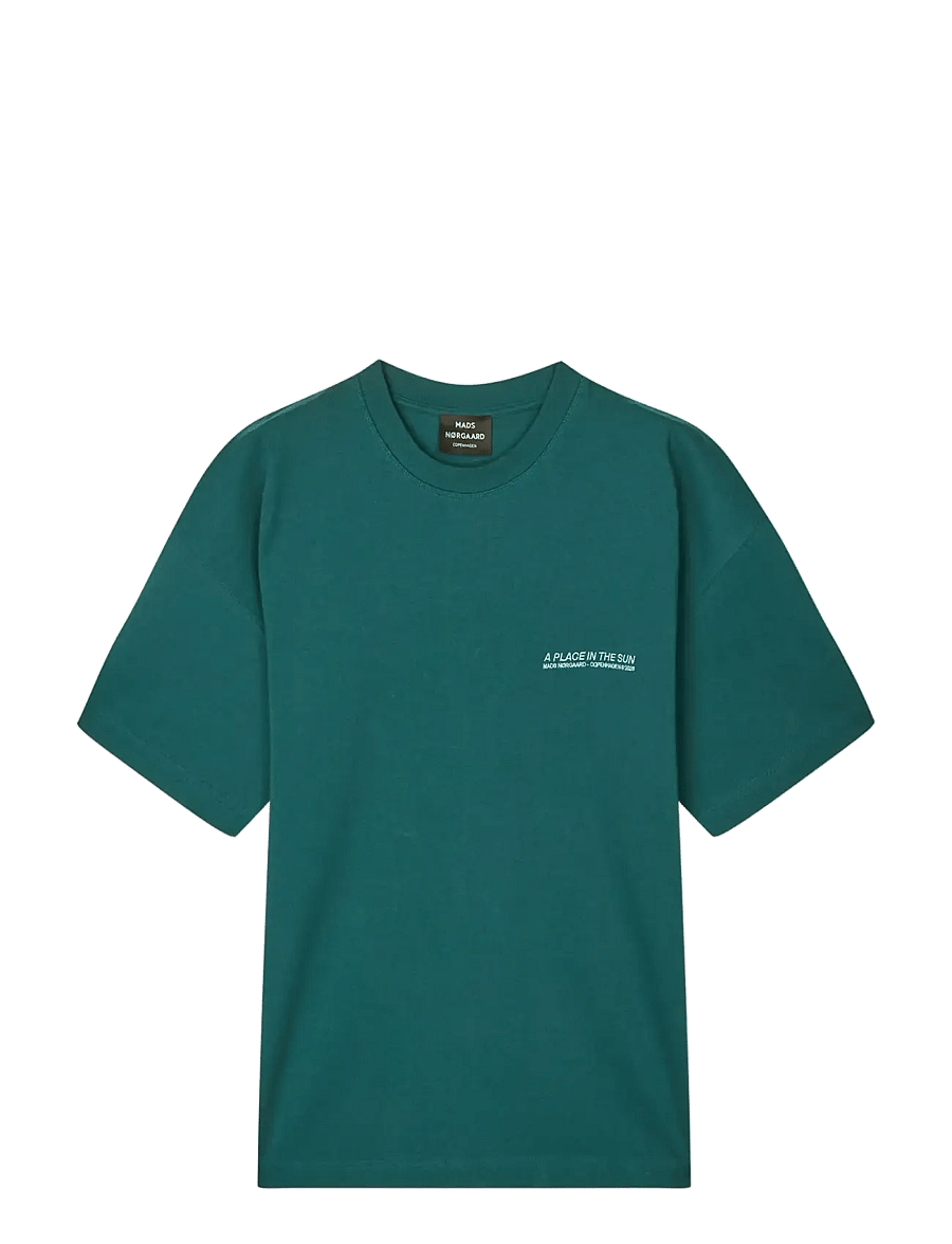 Mads Nørgaard - Open-End A Place Big Tee - kurzärmelig - deep sea - 1