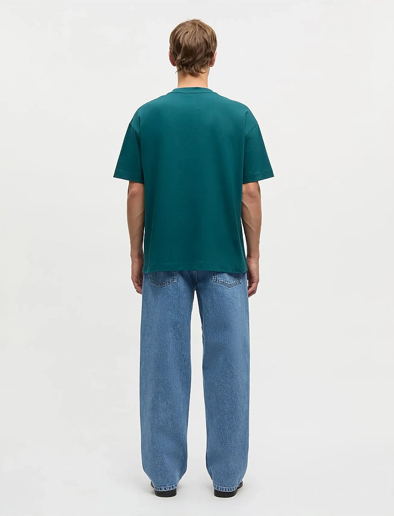Mads Nørgaard - Open-End A Place Big Tee - kurzärmelig - deep sea - 2