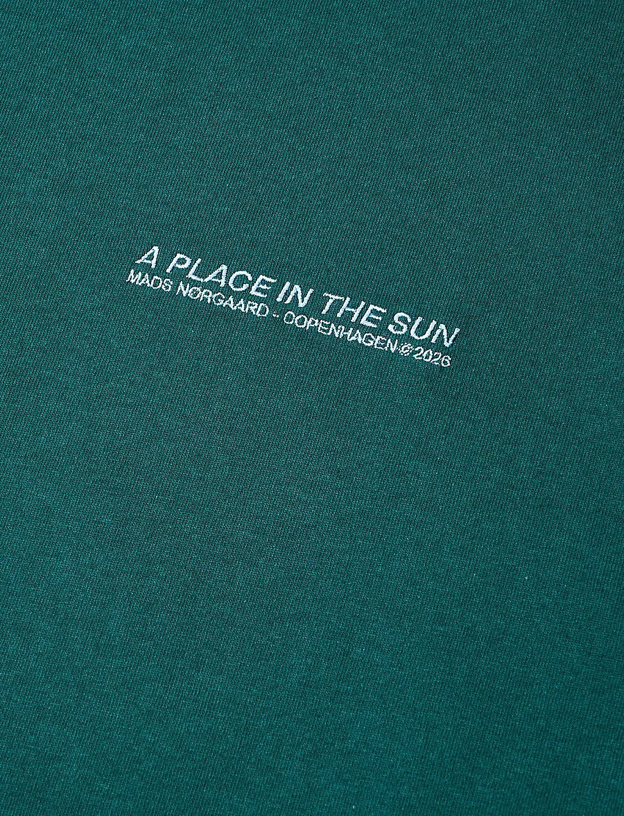 Mads Nørgaard - Open-End A Place Big Tee - kurzärmelig - deep sea - 3